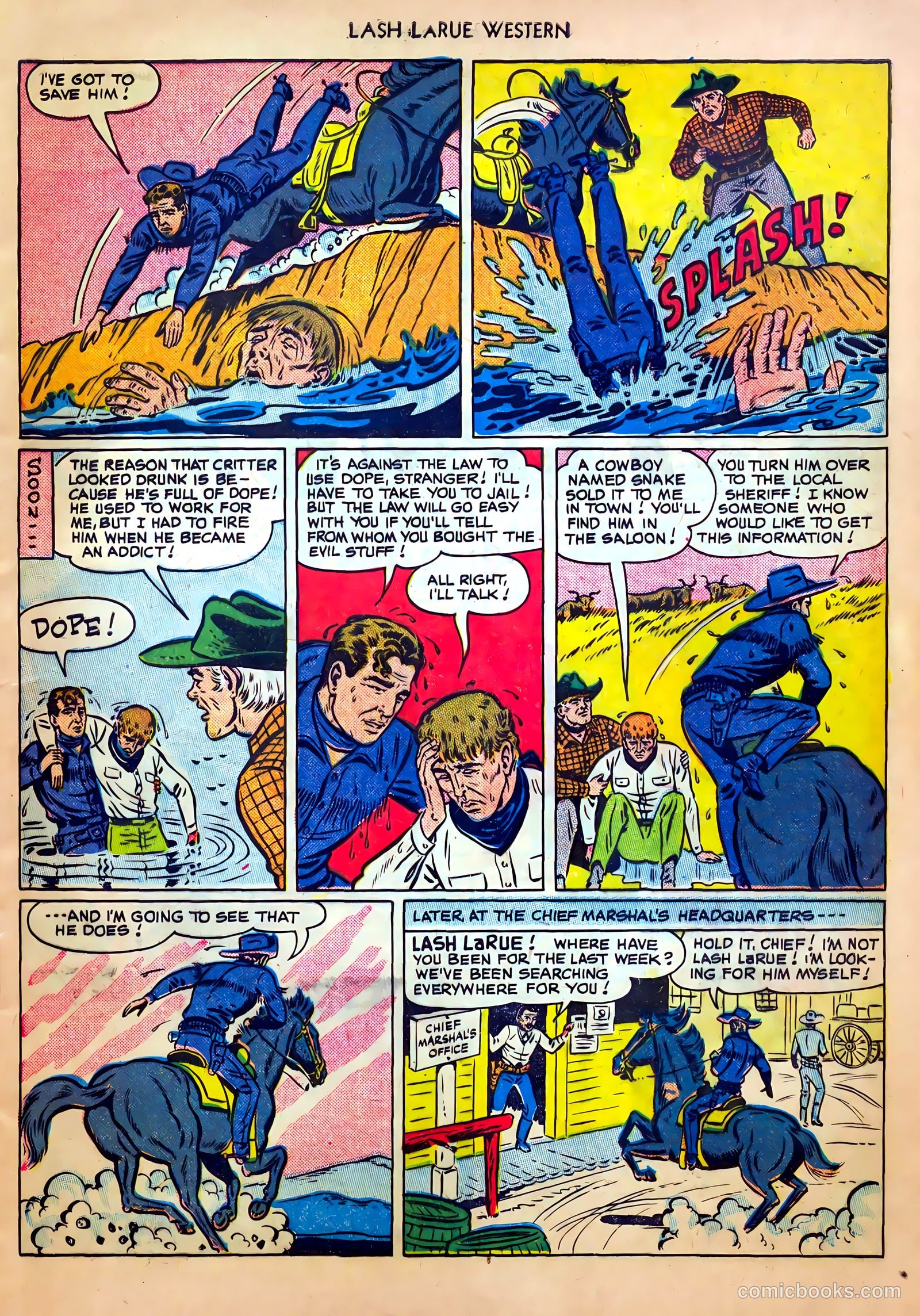 Lash LaRue Western #8 — page 9 of 52