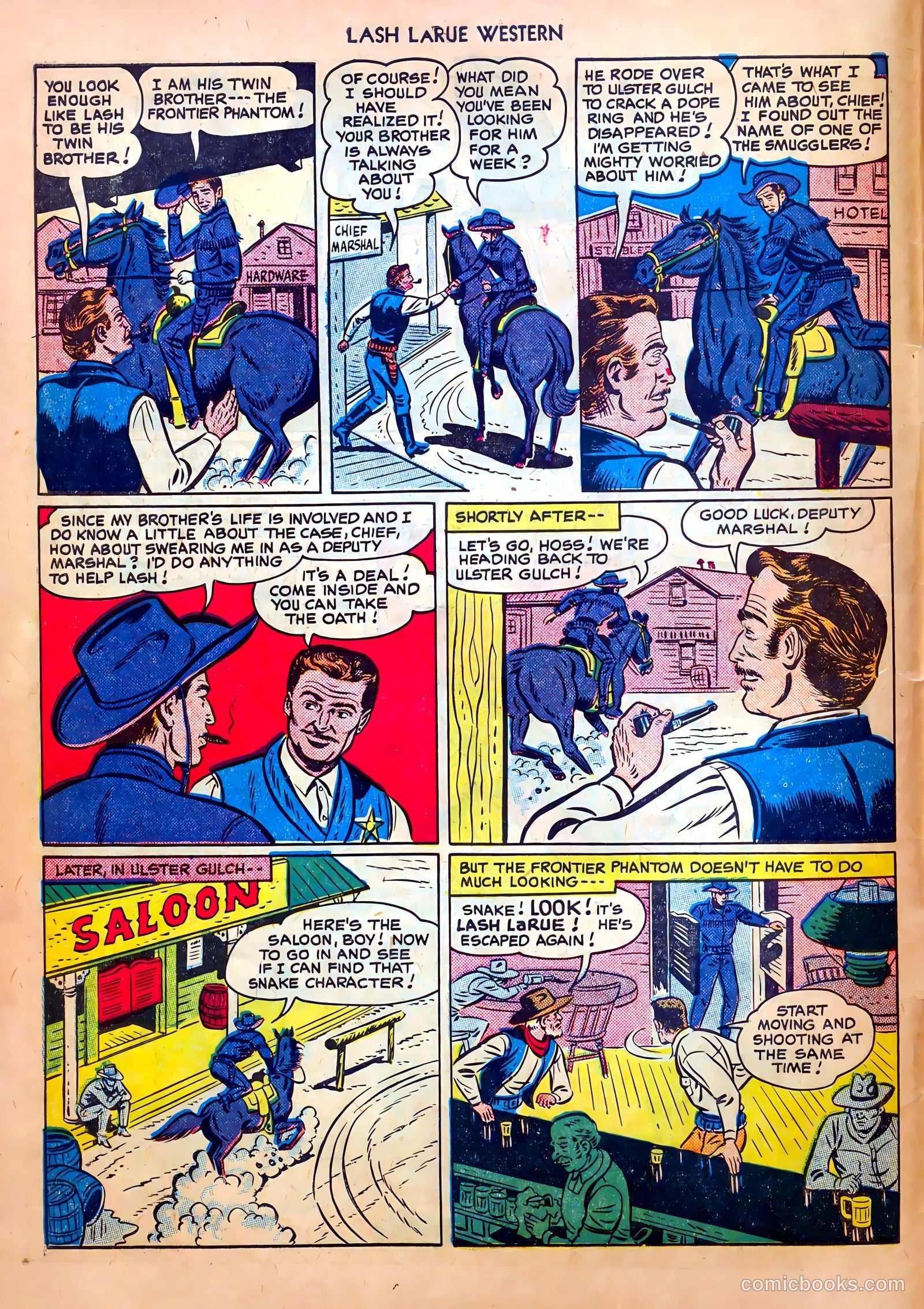 Lash LaRue Western #8 — page 10 of 52