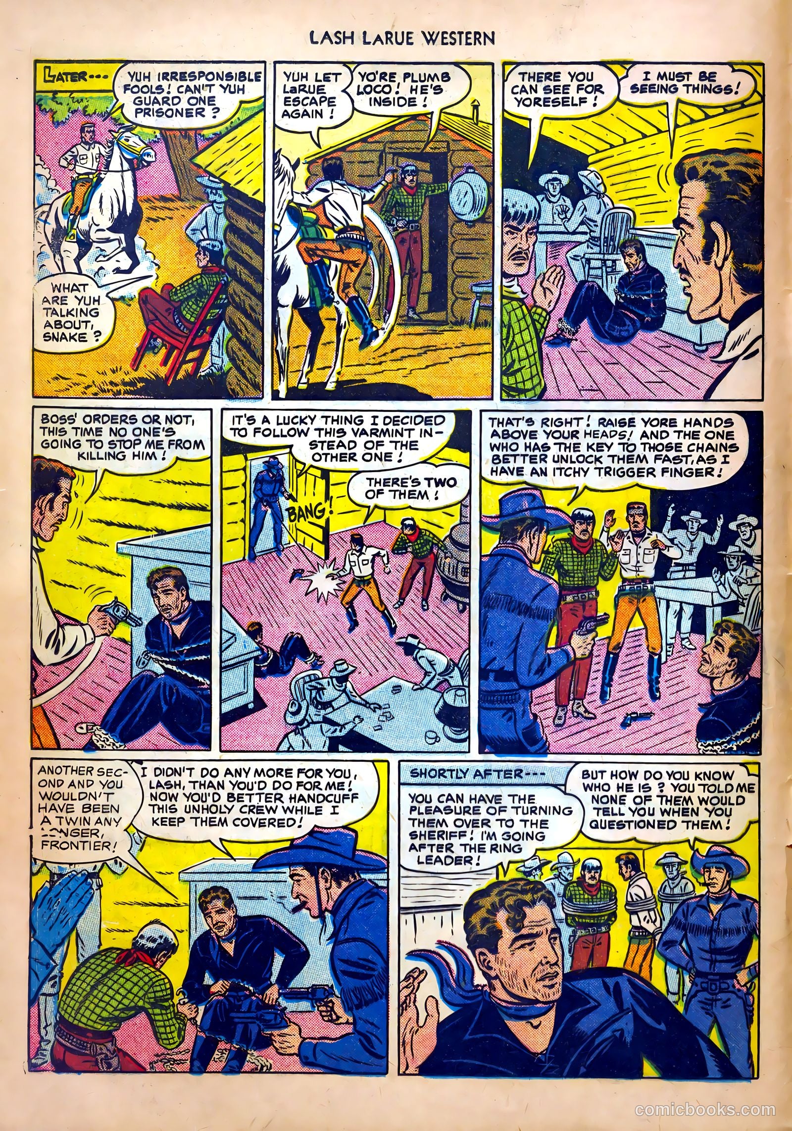 Lash LaRue Western #8 — page 12 of 52