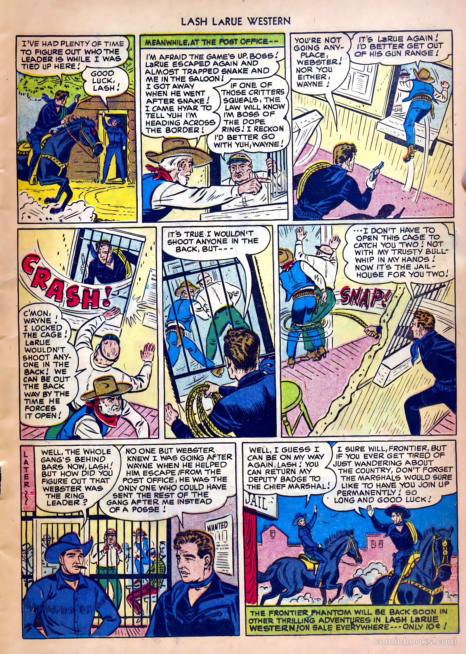 Lash LaRue Western #8 — page 13 of 52
