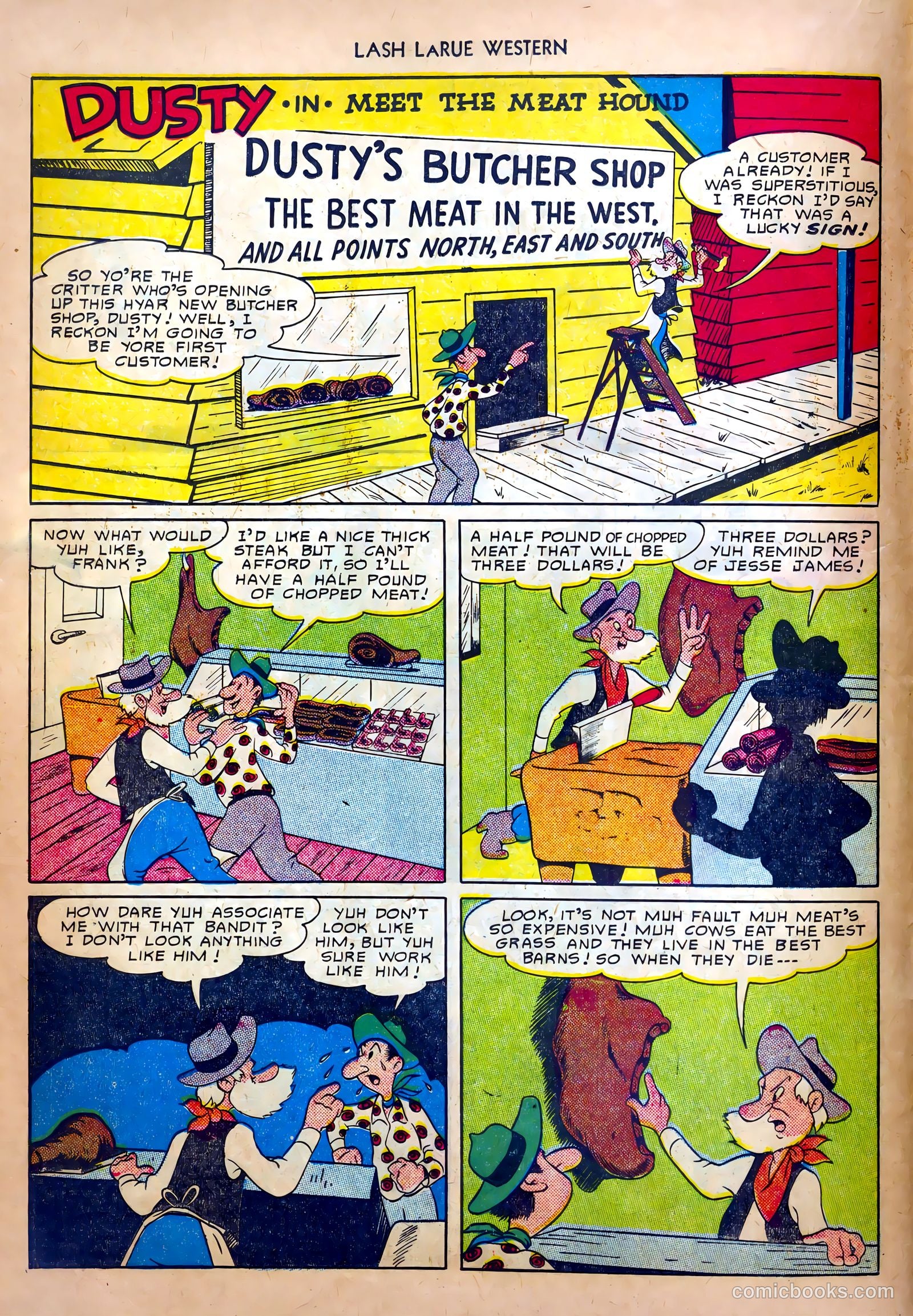 Lash LaRue Western #8 — page 14 of 52