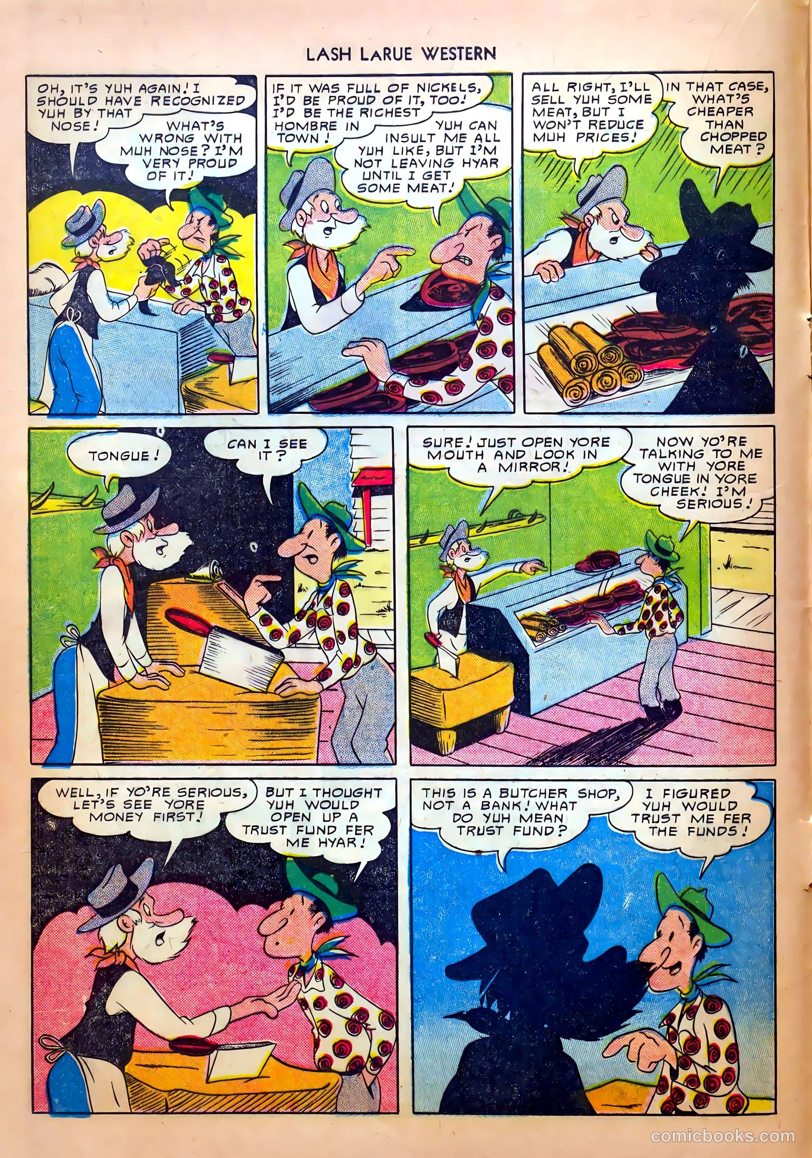 Lash LaRue Western #8 — page 16 of 52