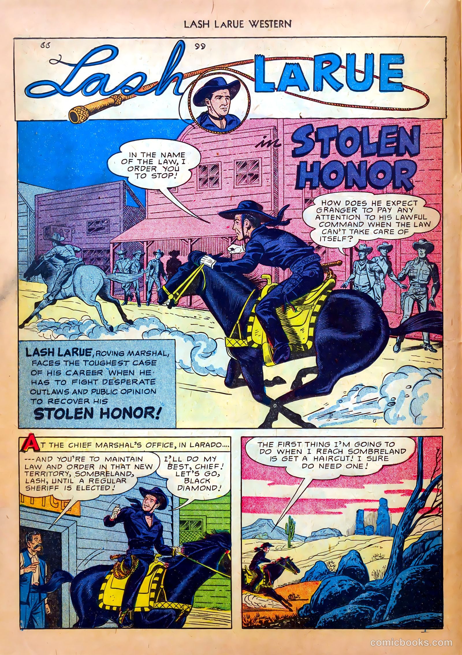Lash LaRue Western #8 — page 18 of 52