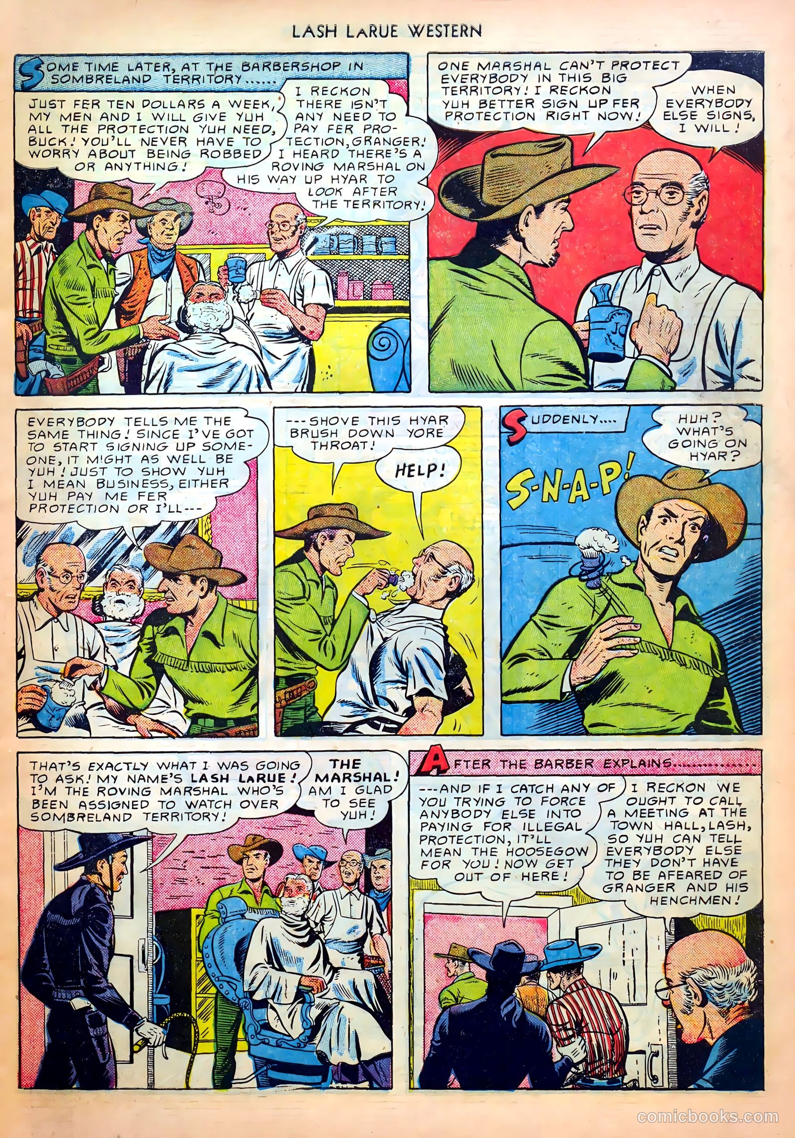 Lash LaRue Western #8 — page 19 of 52