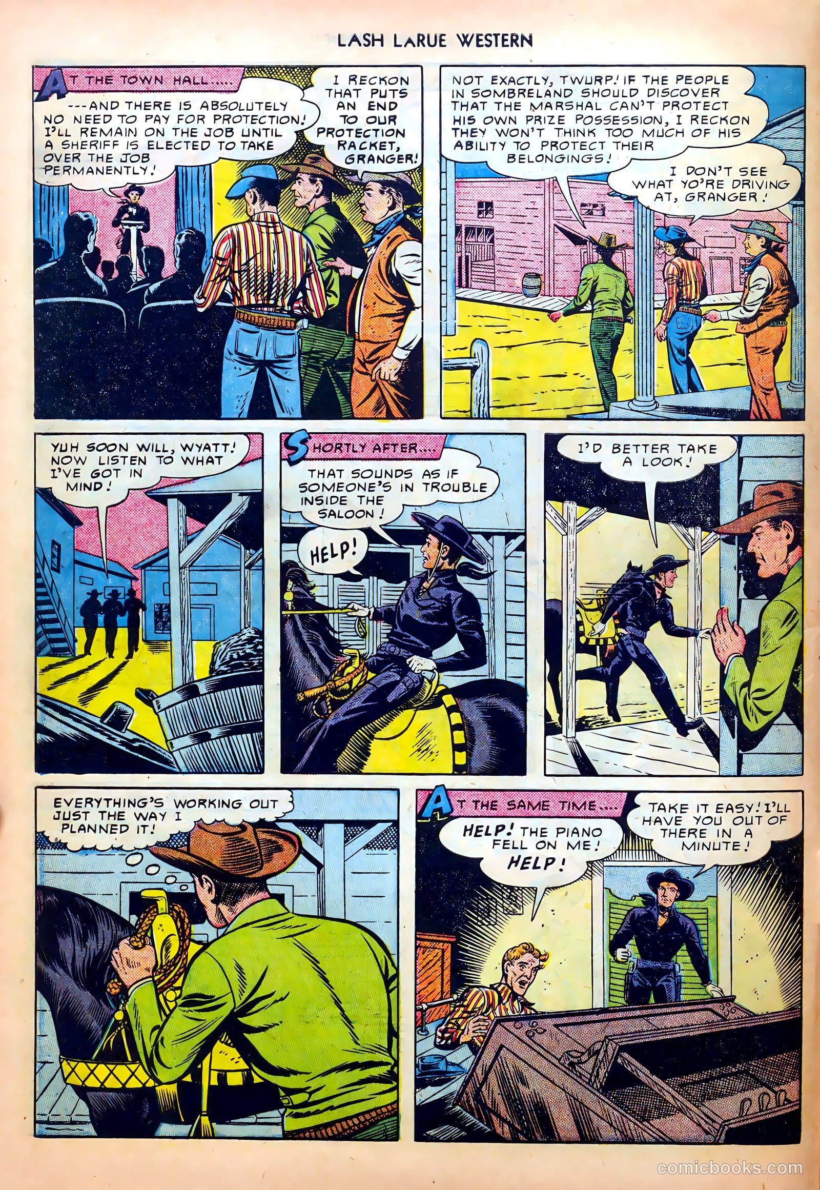 Lash LaRue Western #8 — page 20 of 52