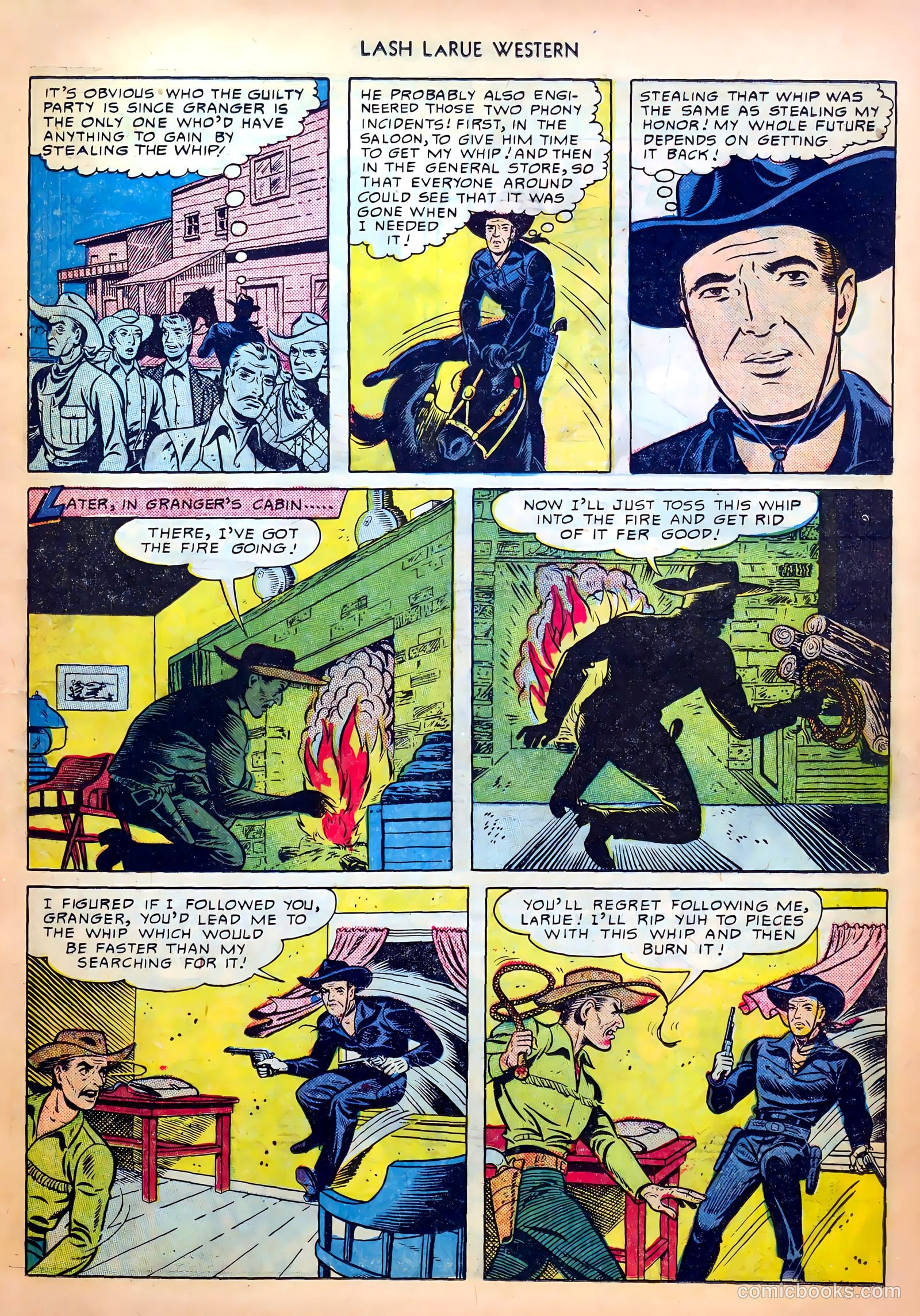 Lash LaRue Western #8 — page 23 of 52