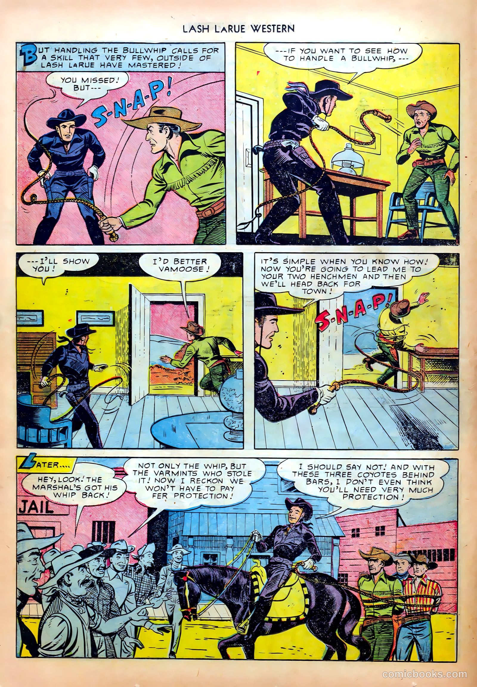 Lash LaRue Western #8 — page 24 of 52