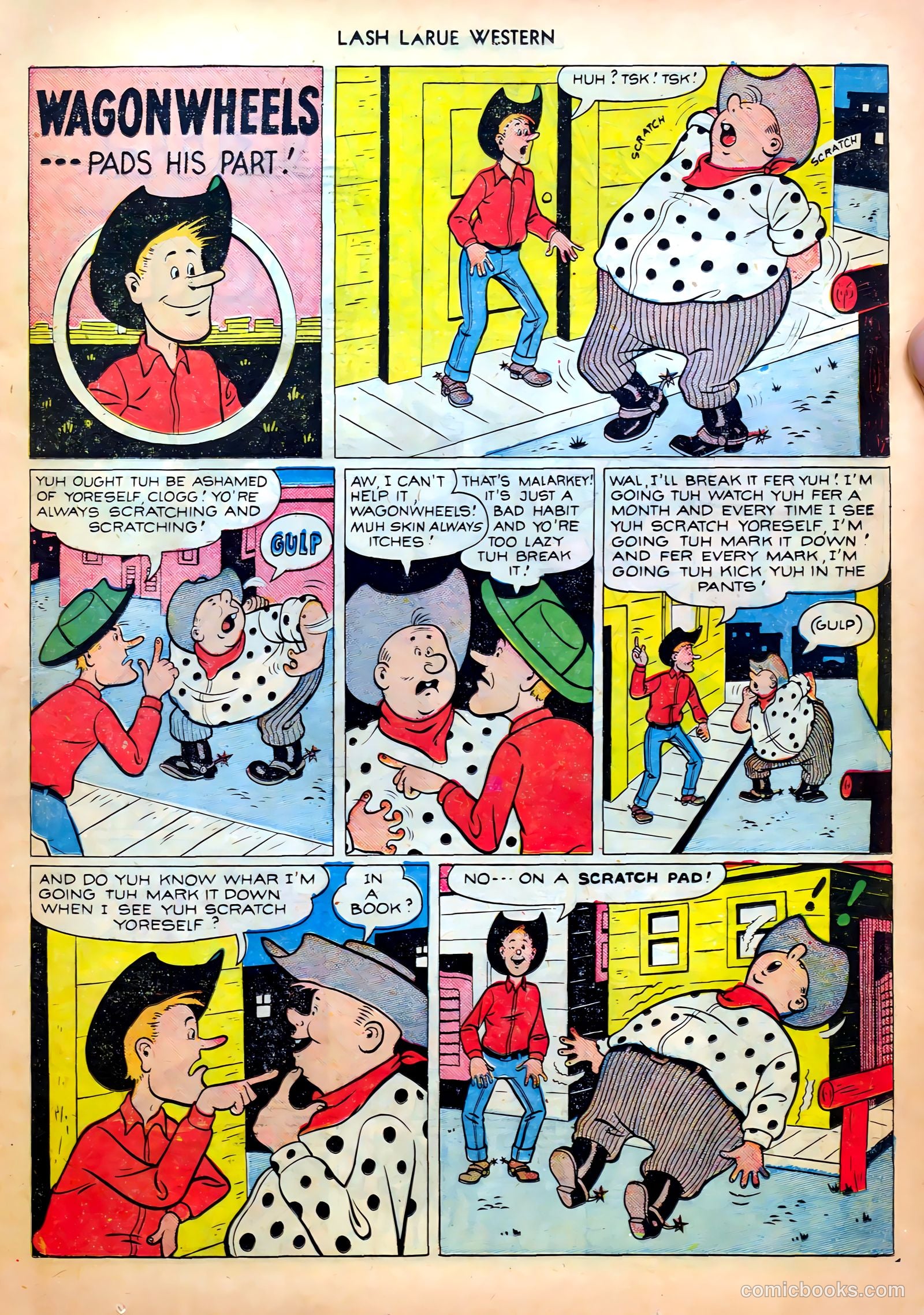 Lash LaRue Western #8 — page 25 of 52
