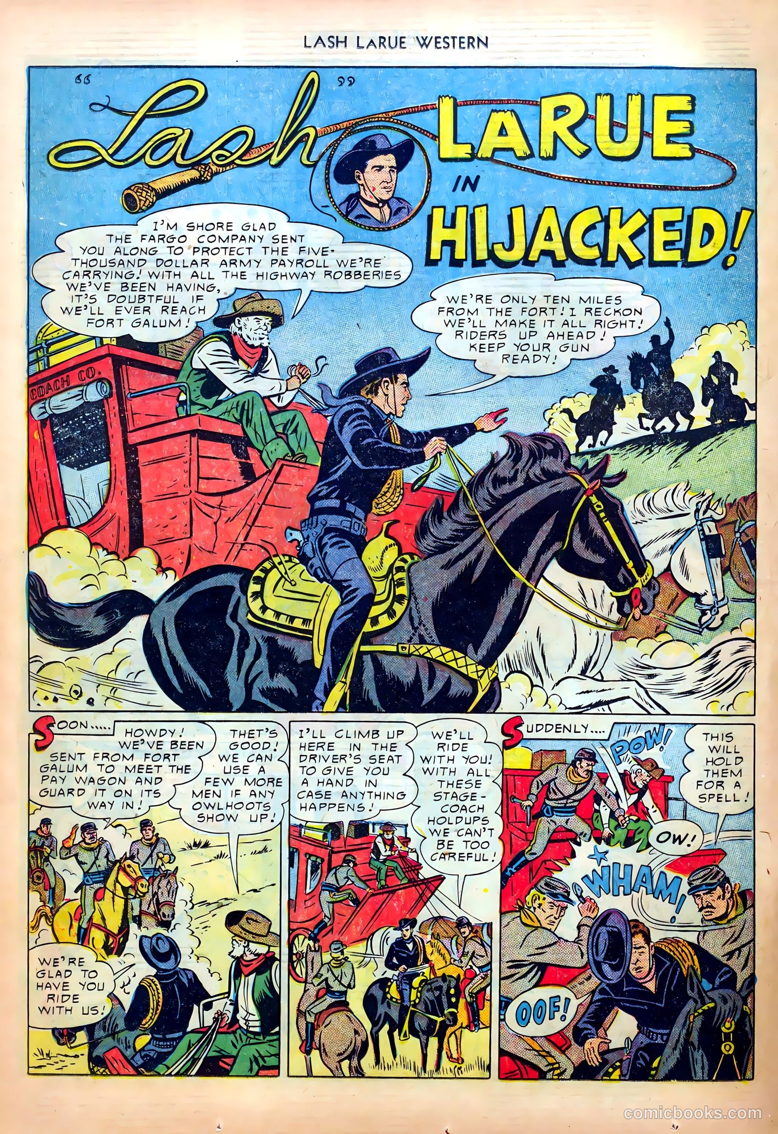 Lash LaRue Western #8 — page 26 of 52
