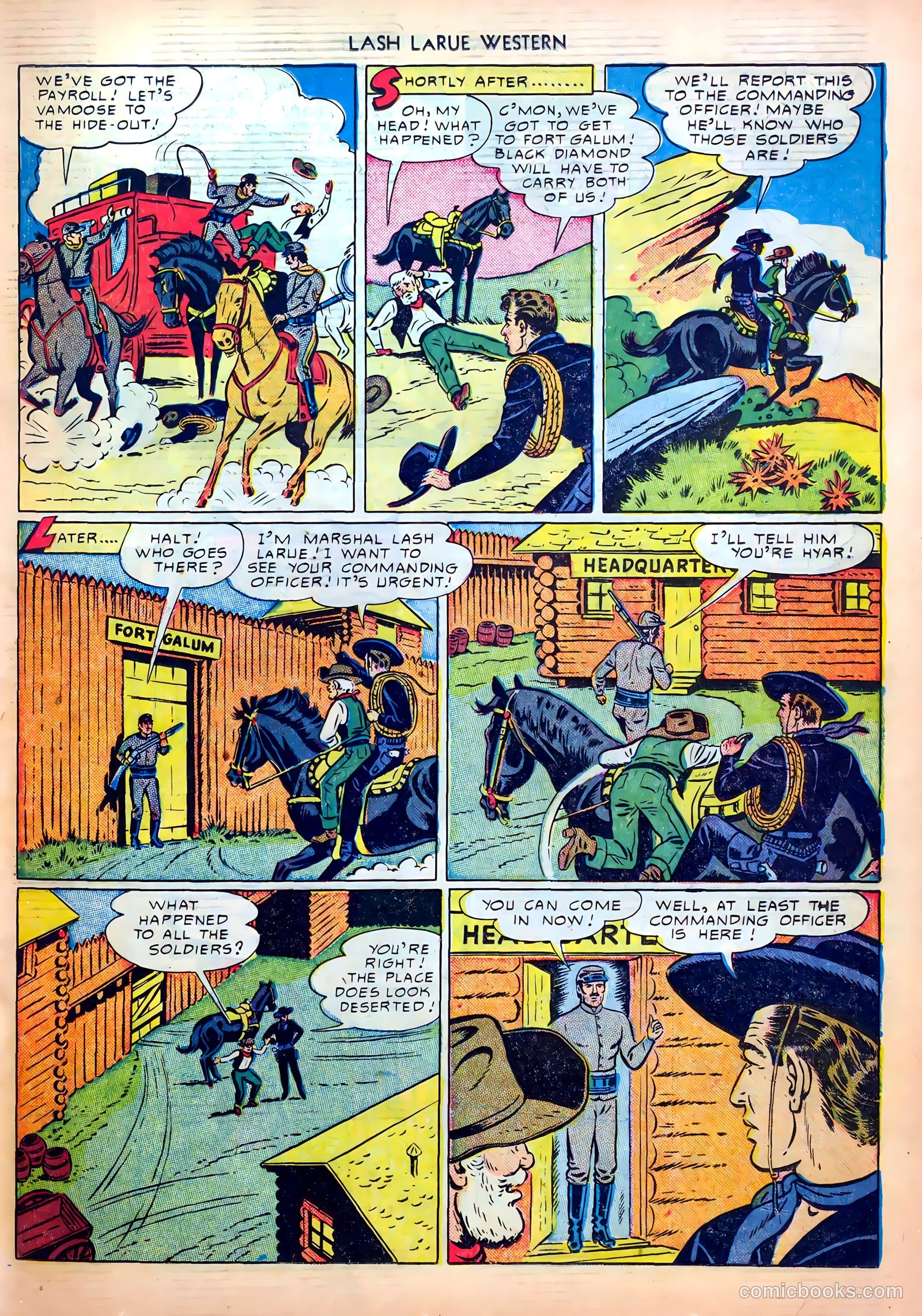 Lash LaRue Western #8 — page 27 of 52