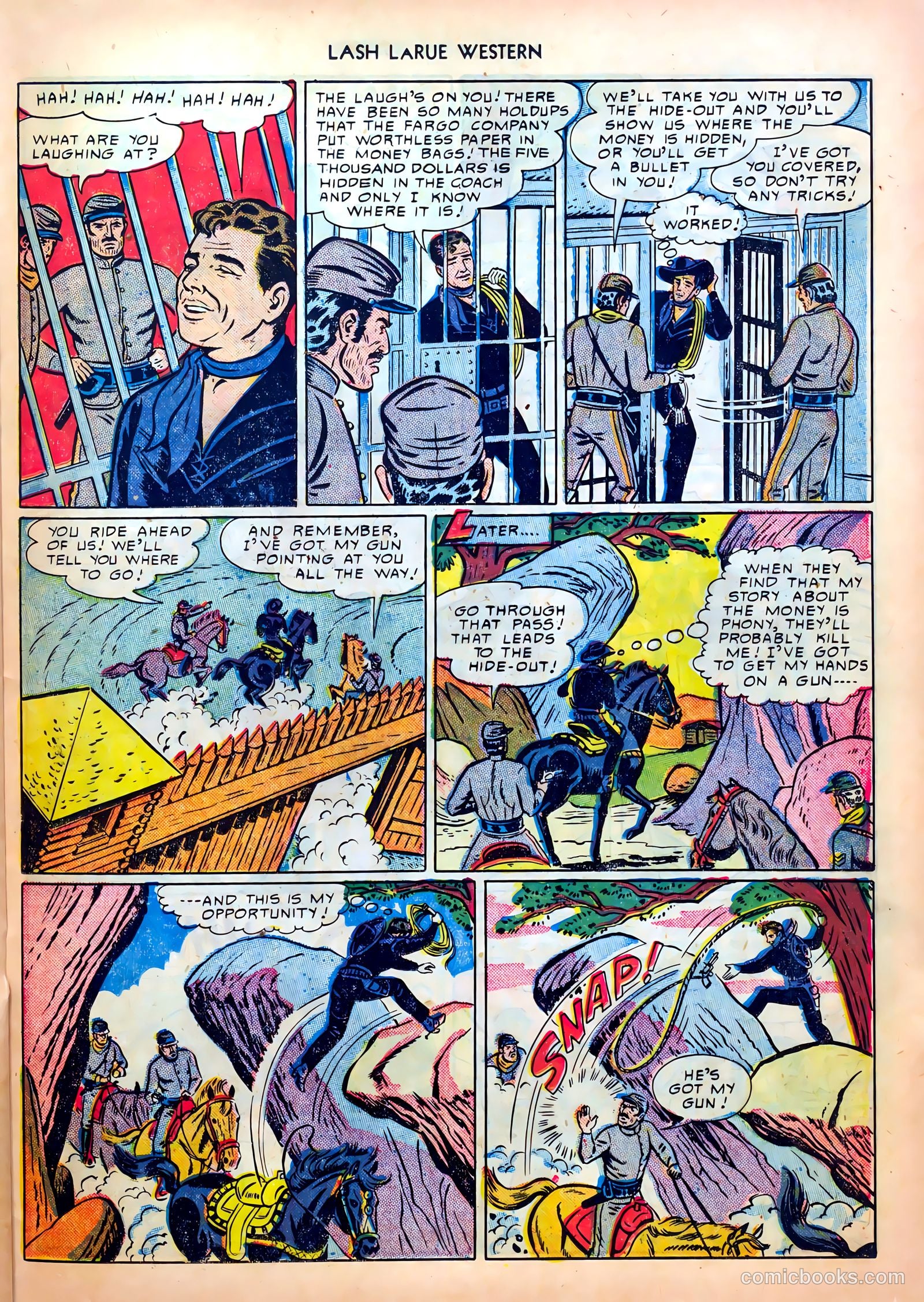 Lash LaRue Western #8 — page 29 of 52