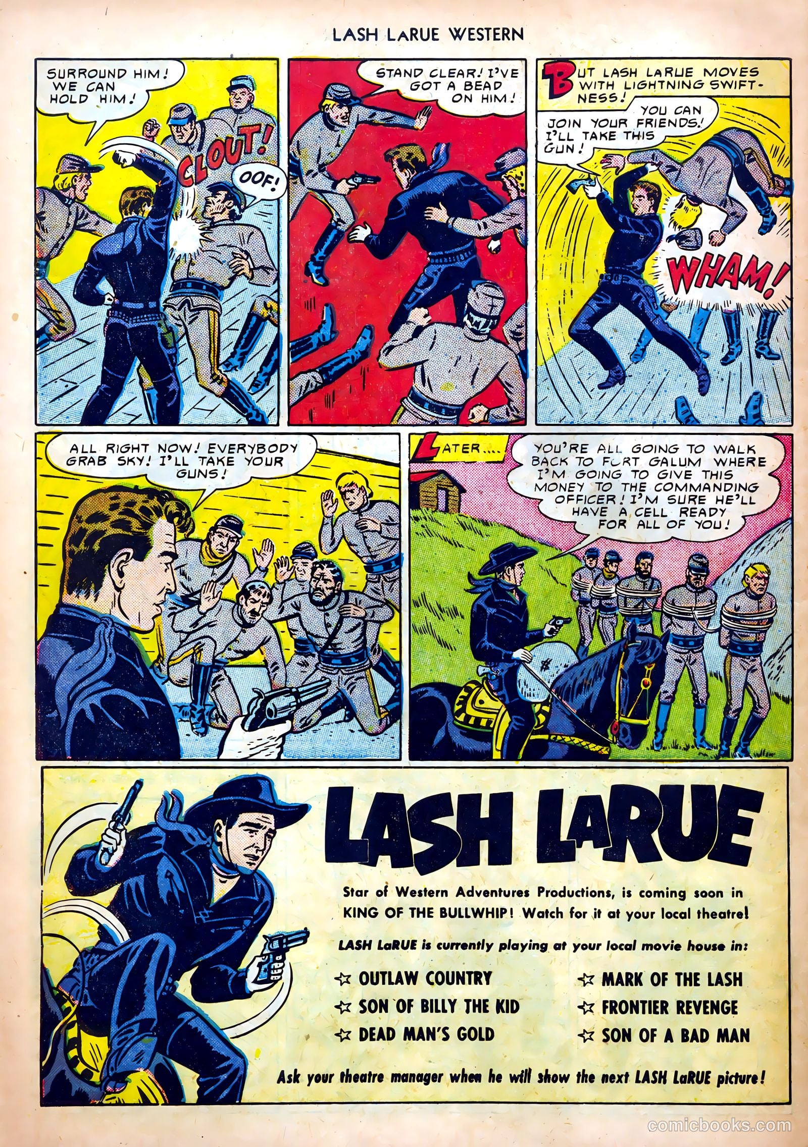 Lash LaRue Western #8 — page 32 of 52