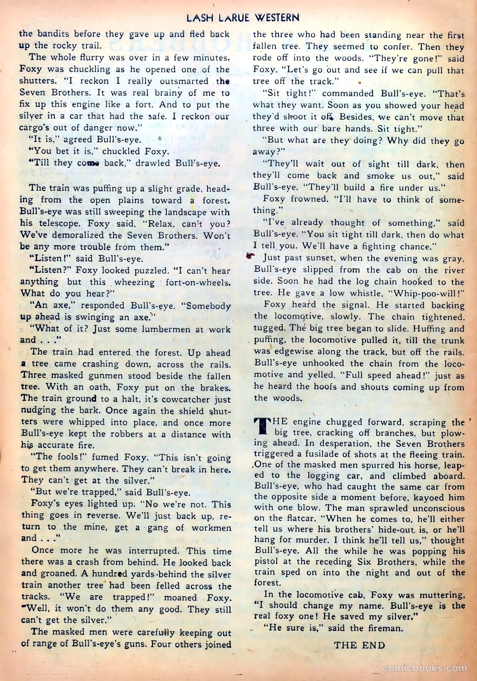 Lash LaRue Western #8 — page 34 of 52