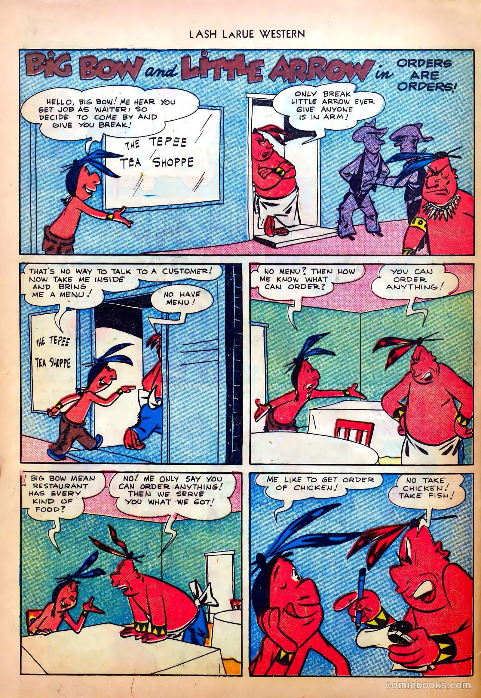 Lash LaRue Western #8 — page 36 of 52