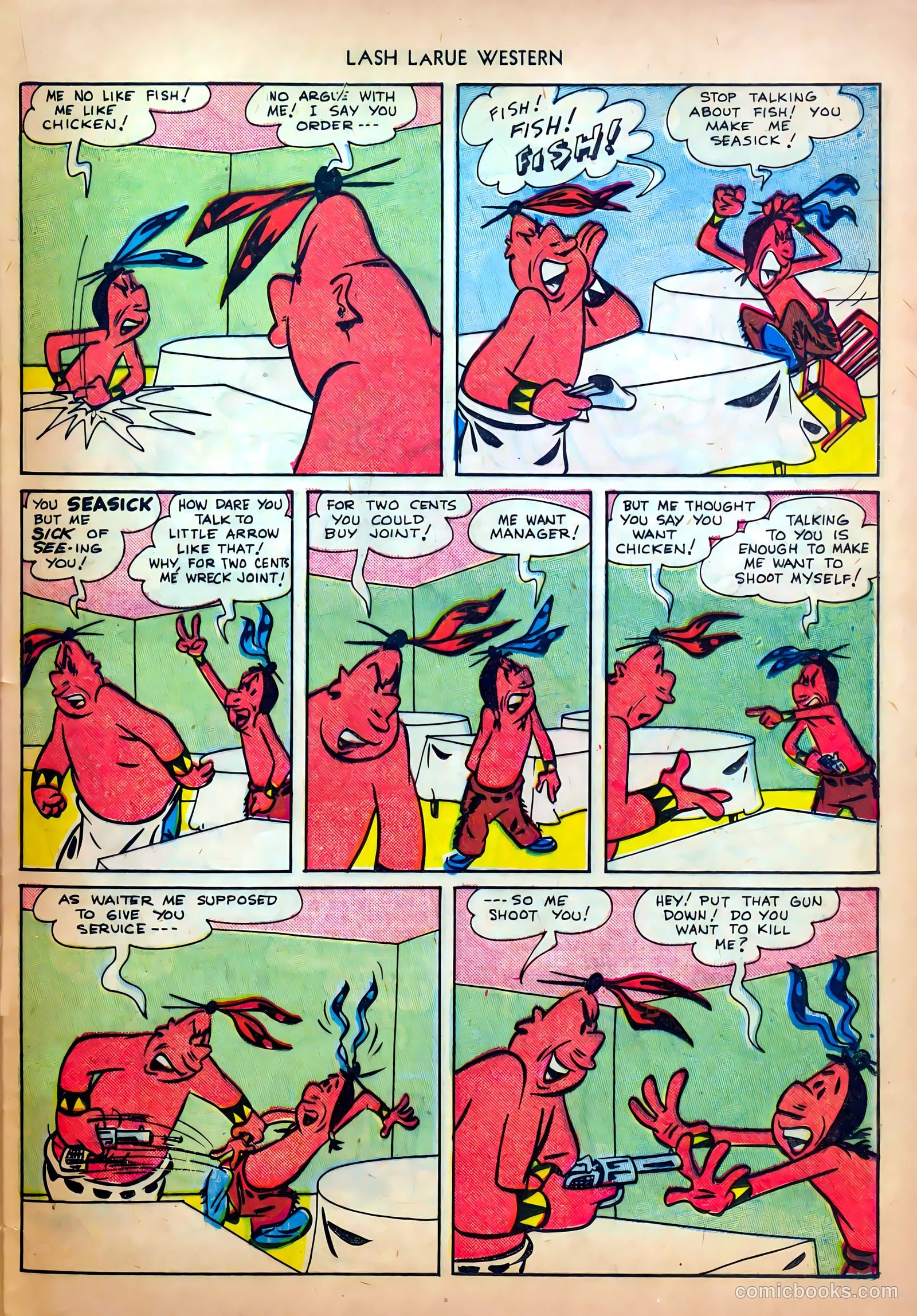Lash LaRue Western #8 — page 37 of 52
