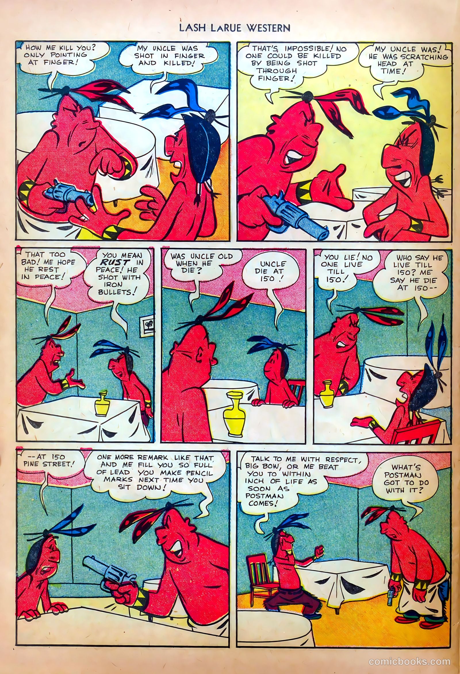 Lash LaRue Western #8 — page 38 of 52