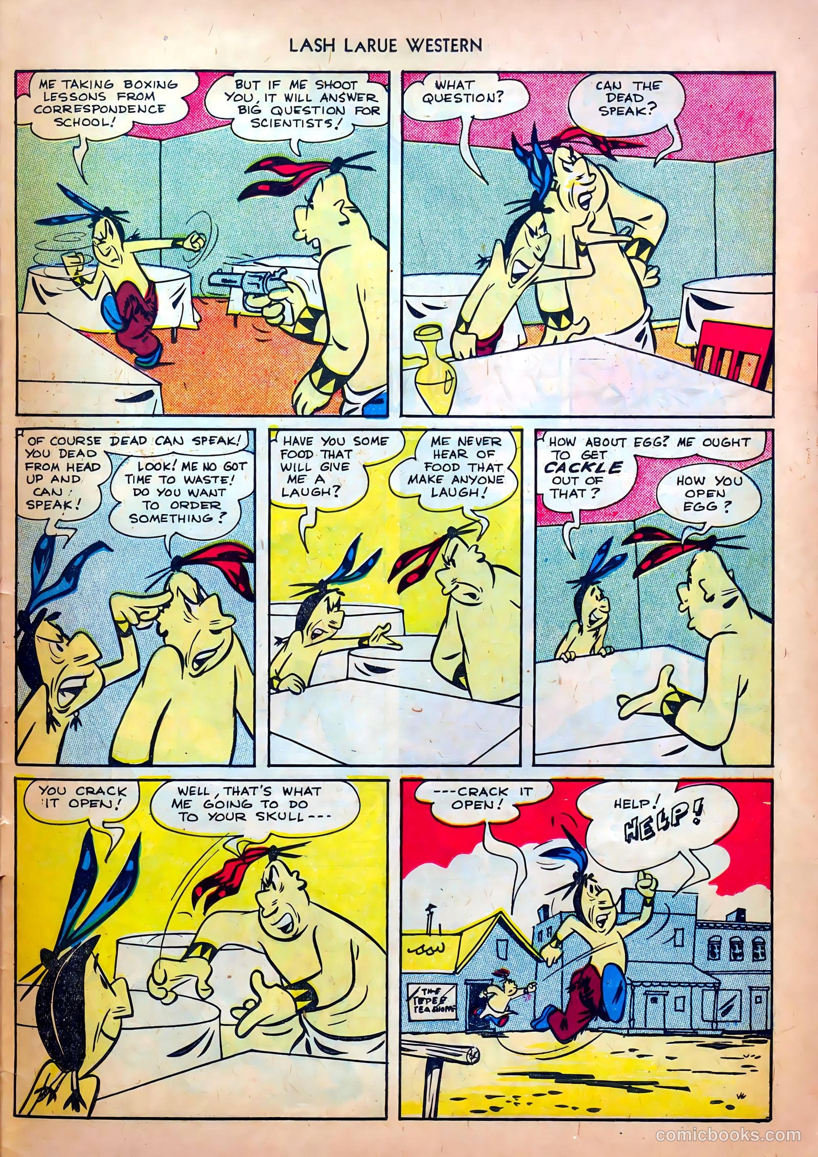 Lash LaRue Western #8 — page 39 of 52