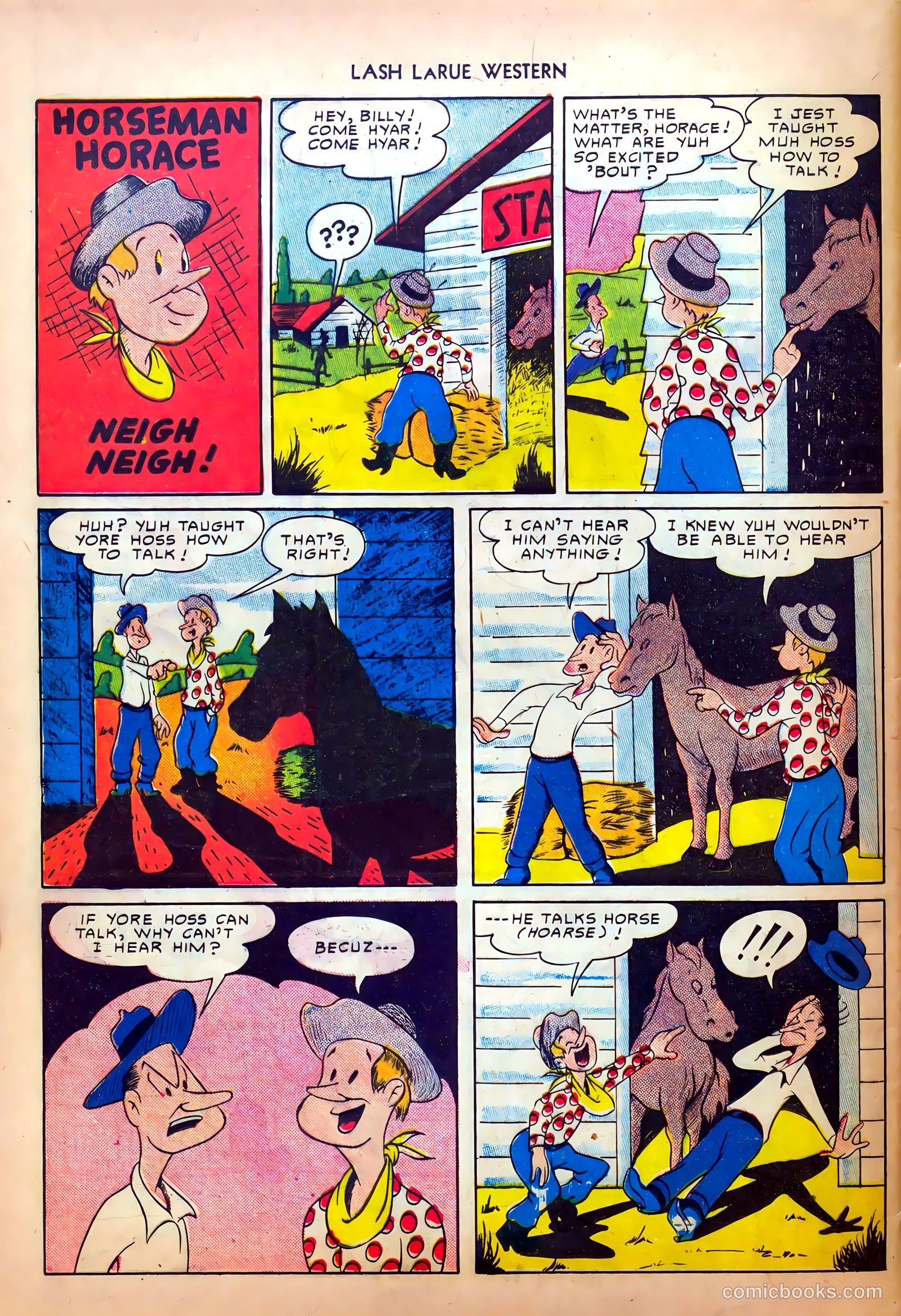 Lash LaRue Western #8 — page 40 of 52