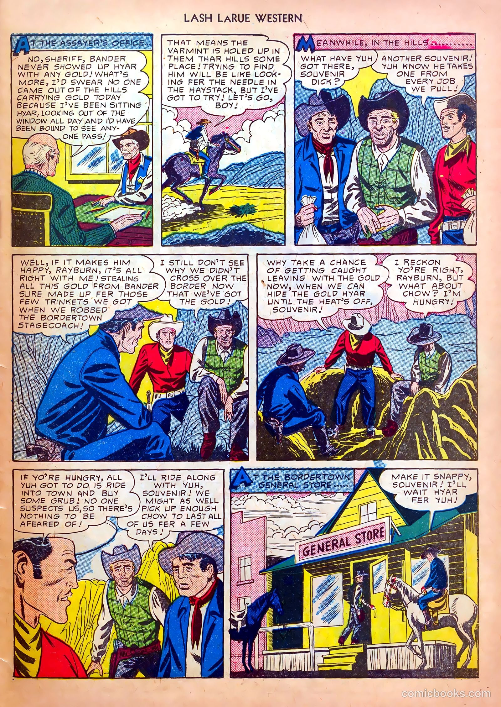 Lash LaRue Western #8 — page 43 of 52