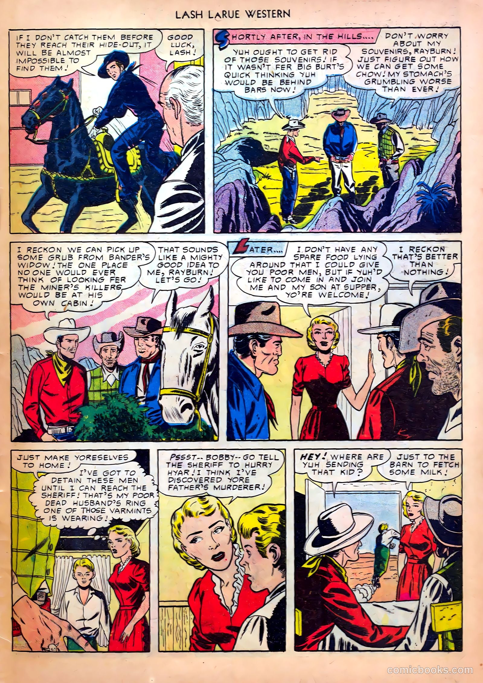 Lash LaRue Western #8 — page 45 of 52