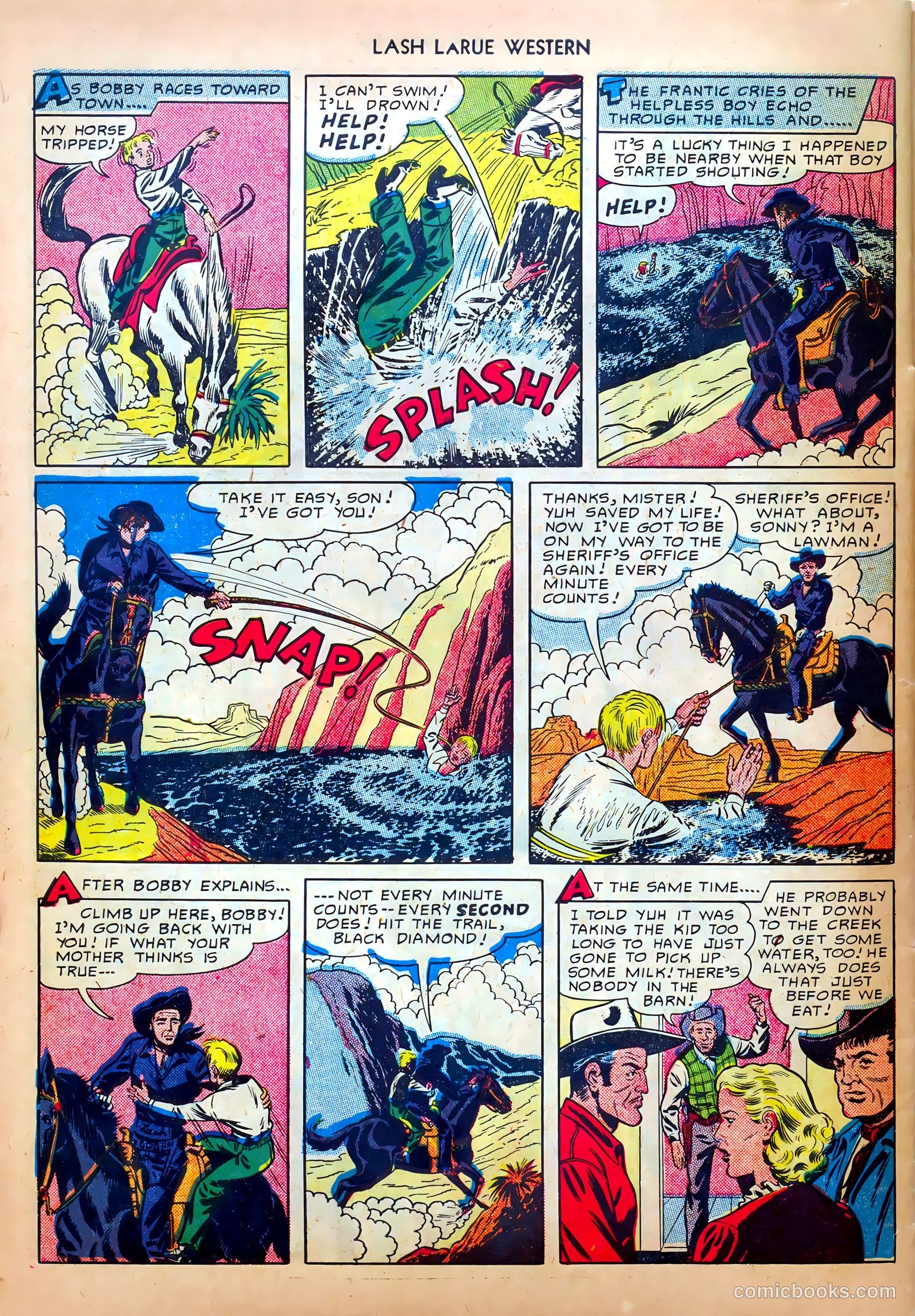 Lash LaRue Western #8 — page 46 of 52