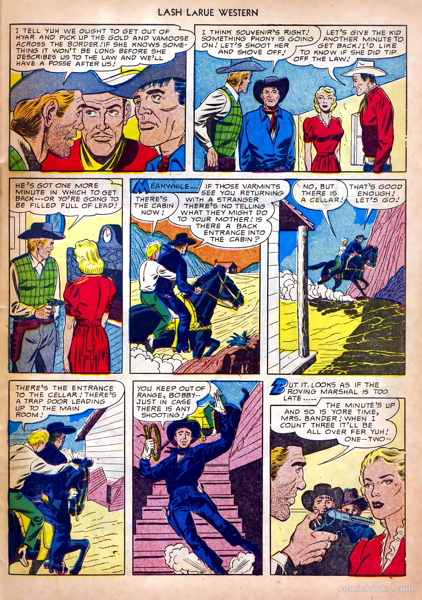 Lash LaRue Western #8 — page 47 of 52