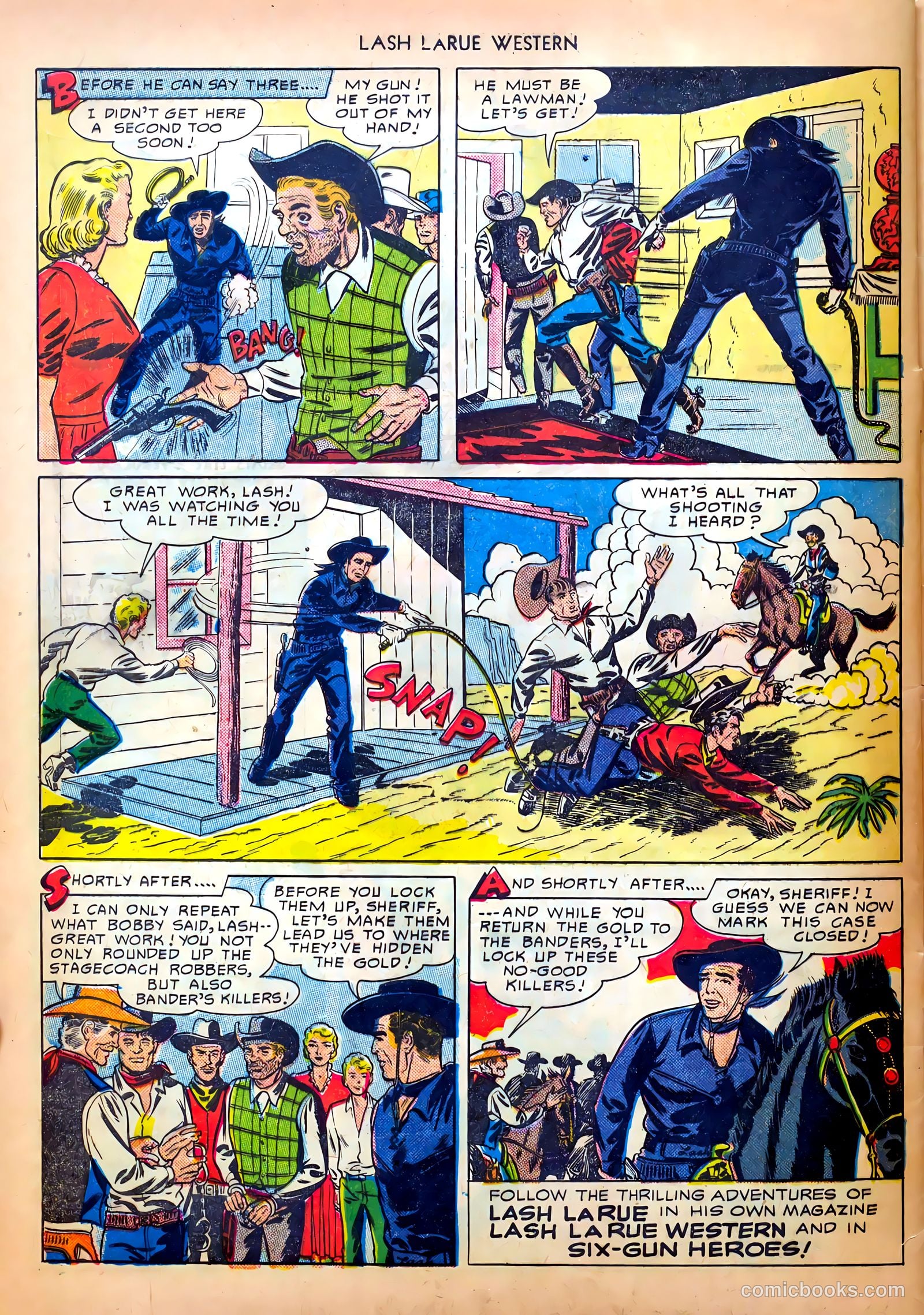 Lash LaRue Western #8 — page 48 of 52