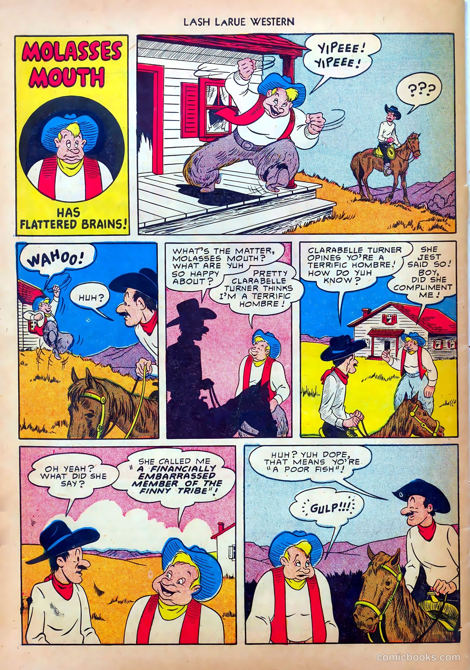Lash LaRue Western #8 — page 50 of 52
