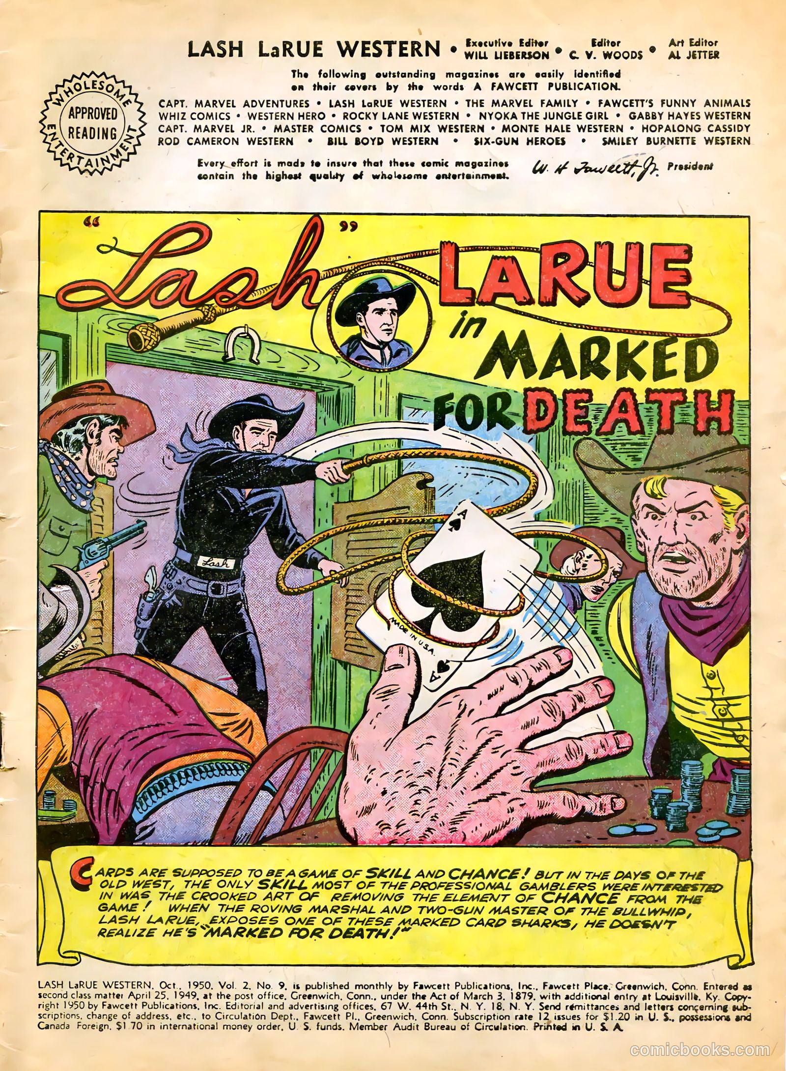 Lash LaRue Western #9 — page 3 of 36