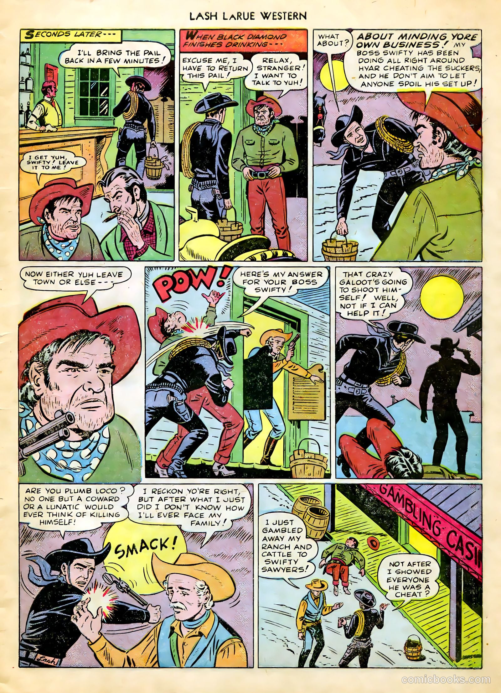 Lash LaRue Western #9 — page 5 of 36