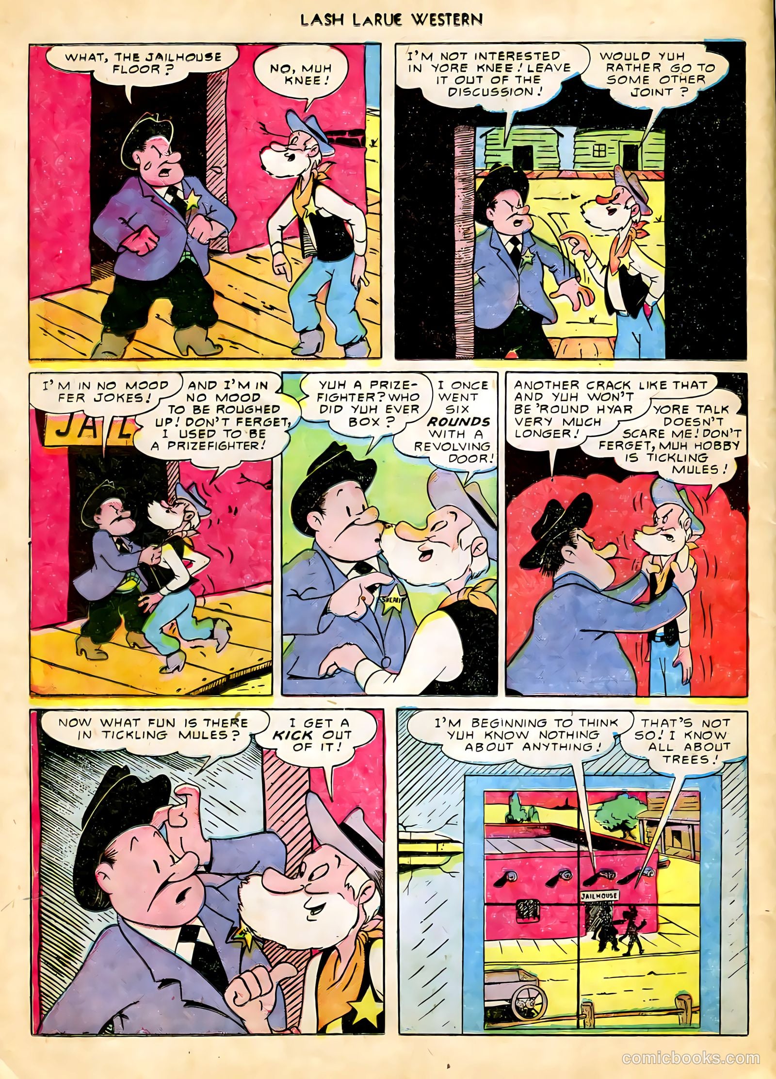 Lash LaRue Western #9 — page 12 of 36