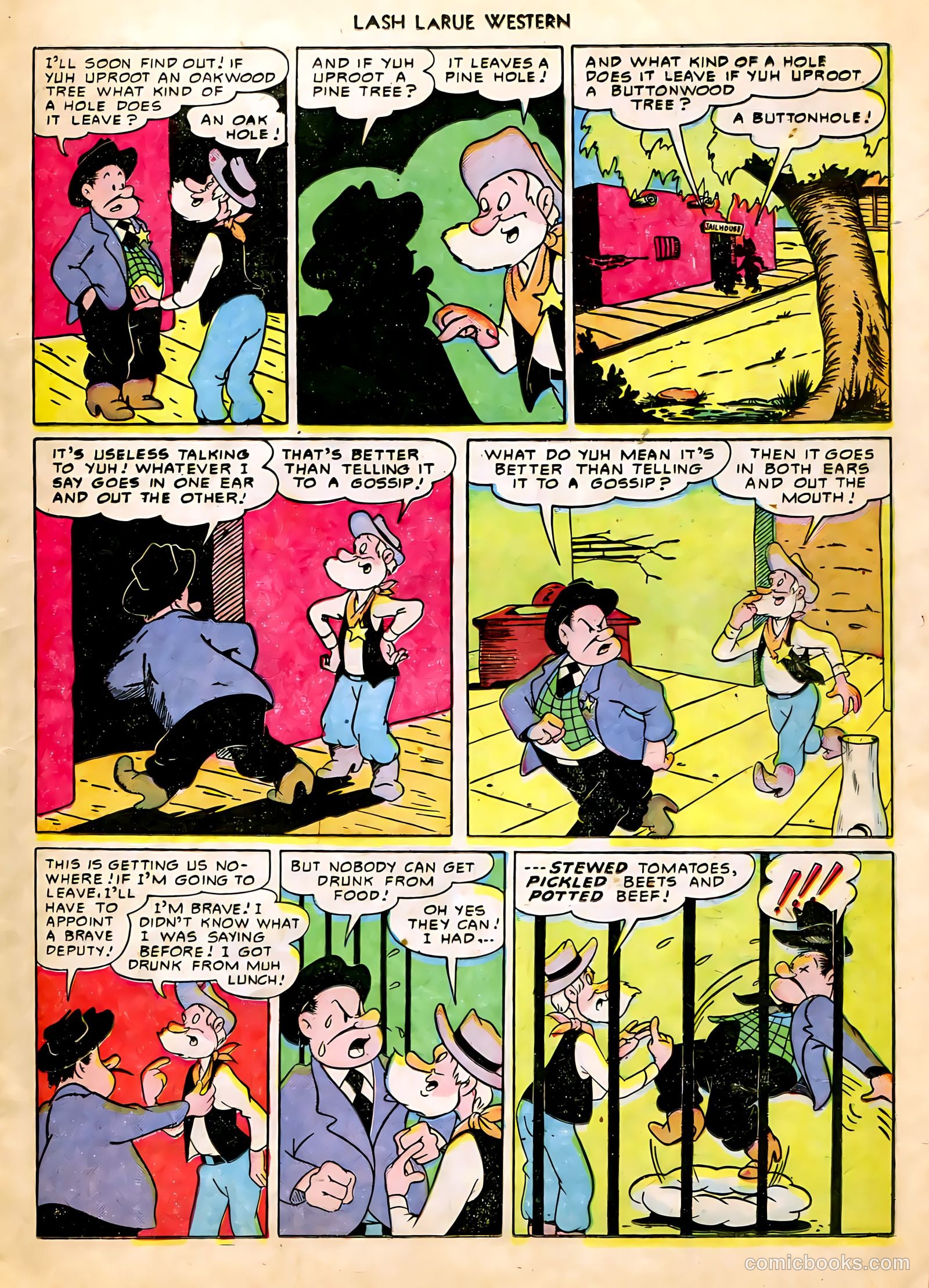 Lash LaRue Western #9 — page 13 of 36