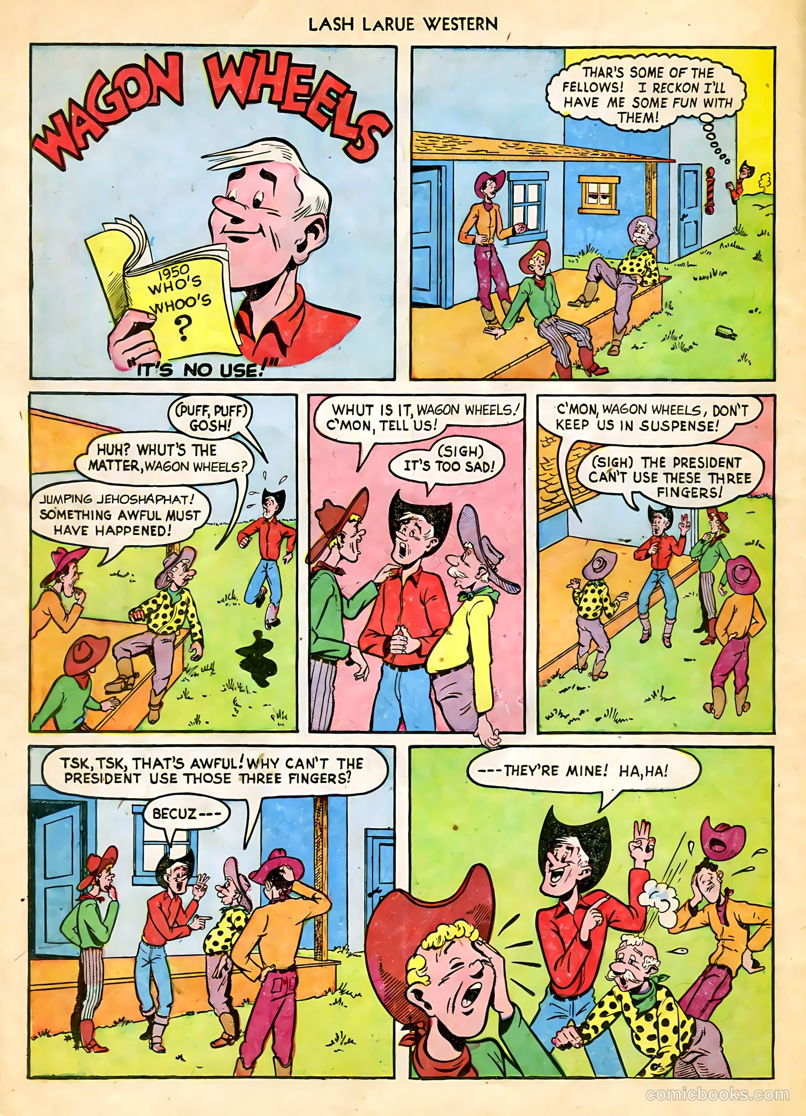 Lash LaRue Western #9 — page 14 of 36