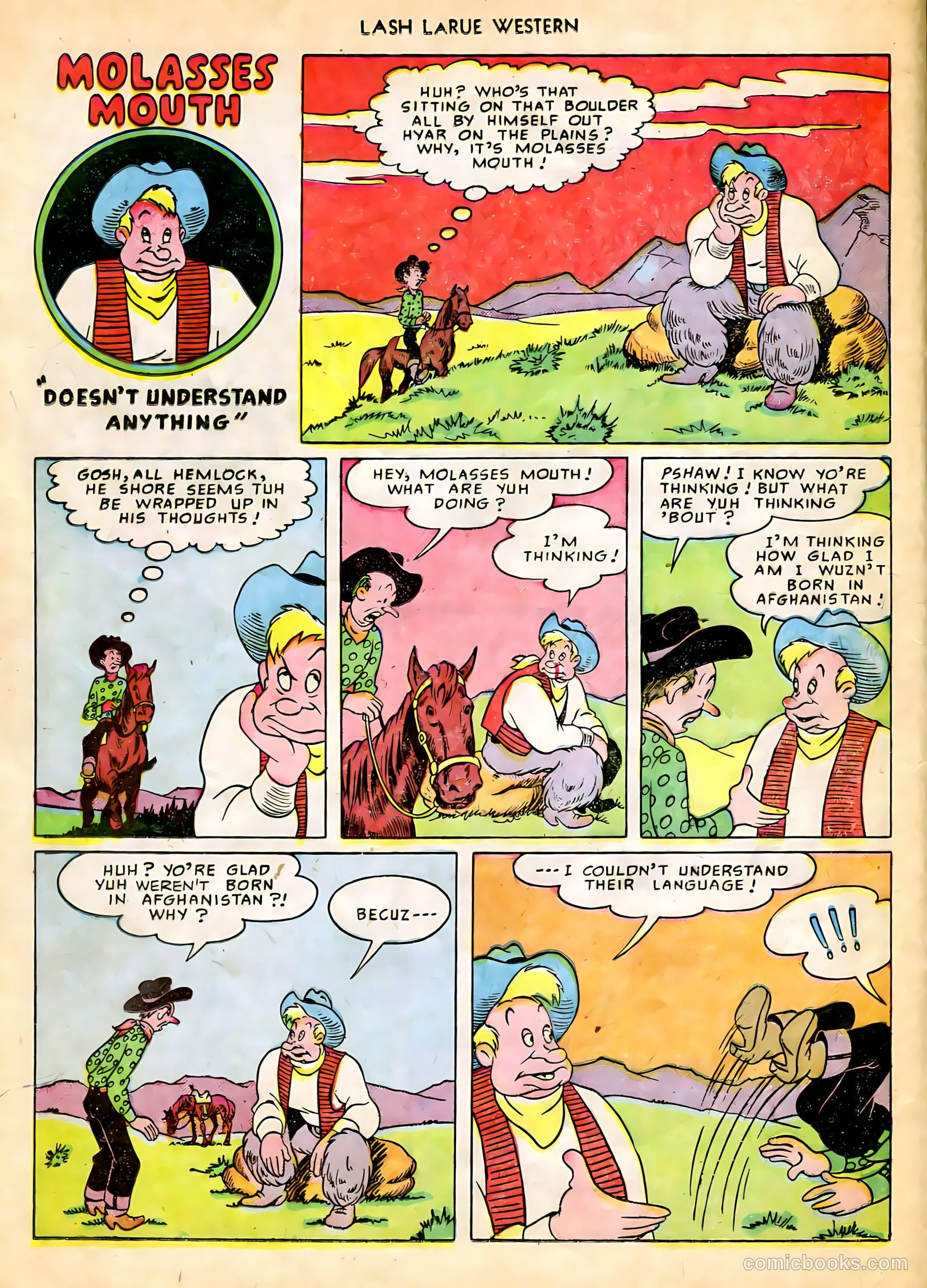 Lash LaRue Western #9 — page 16 of 36