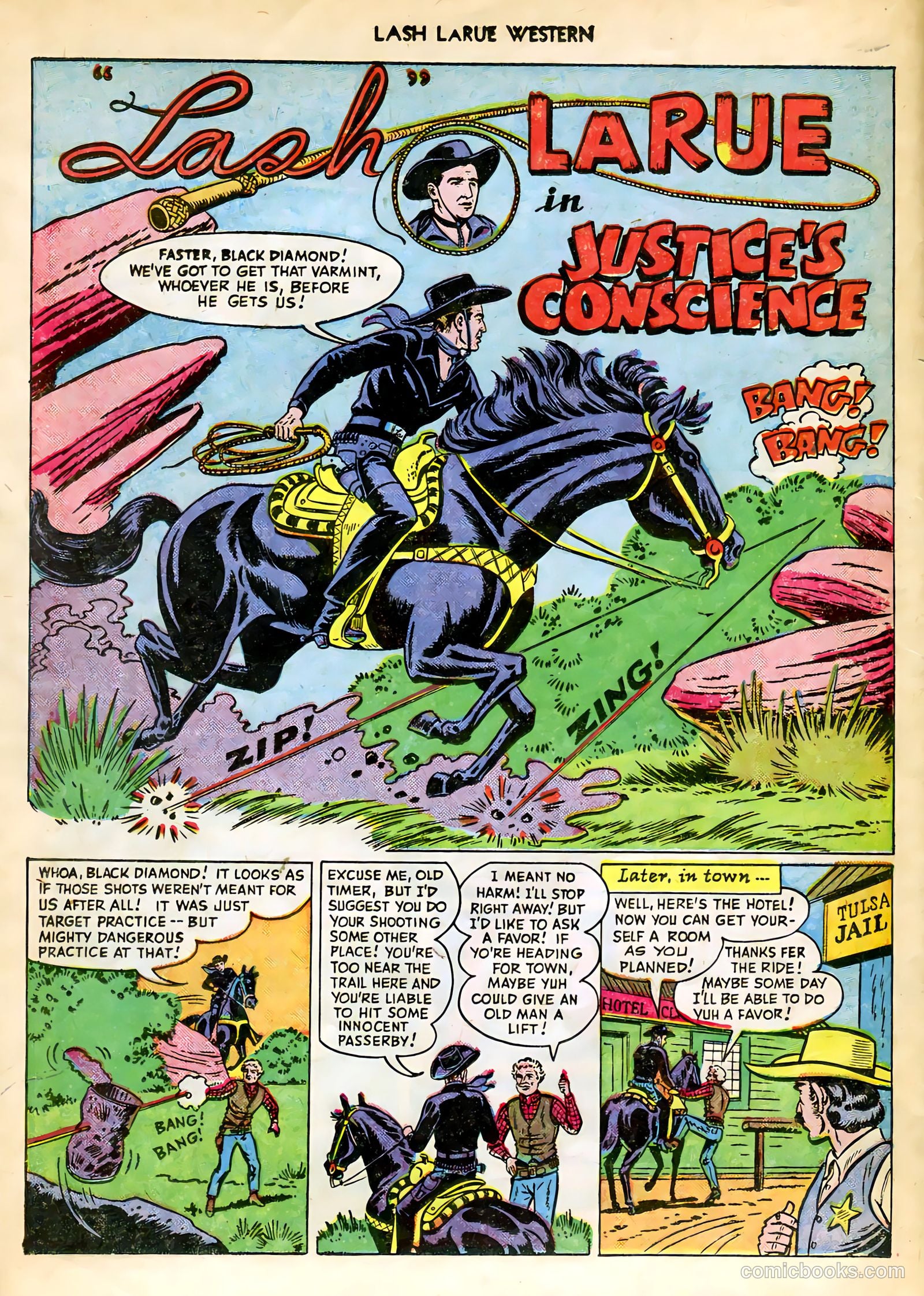 Lash LaRue Western #9 — page 18 of 36