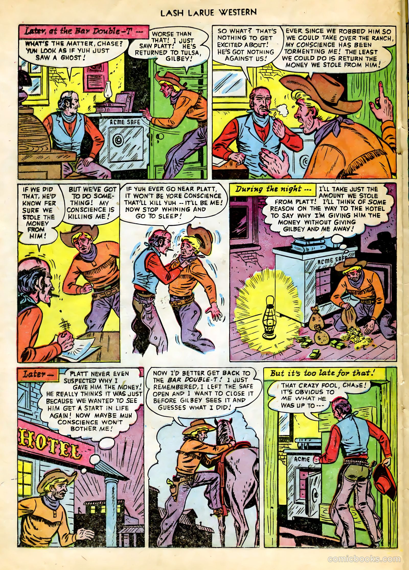 Lash LaRue Western #9 — page 20 of 36