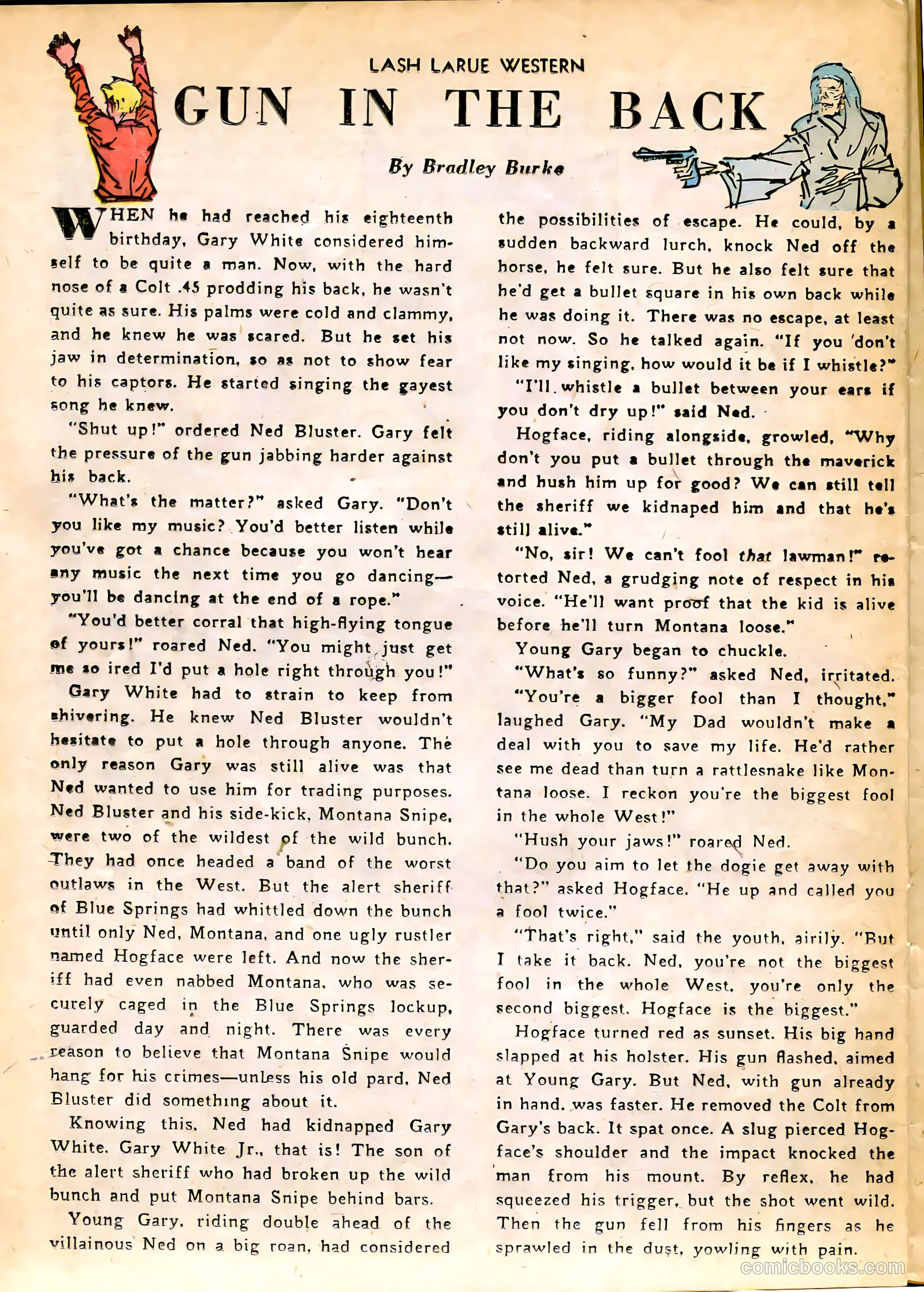Lash LaRue Western #9 — page 24 of 36