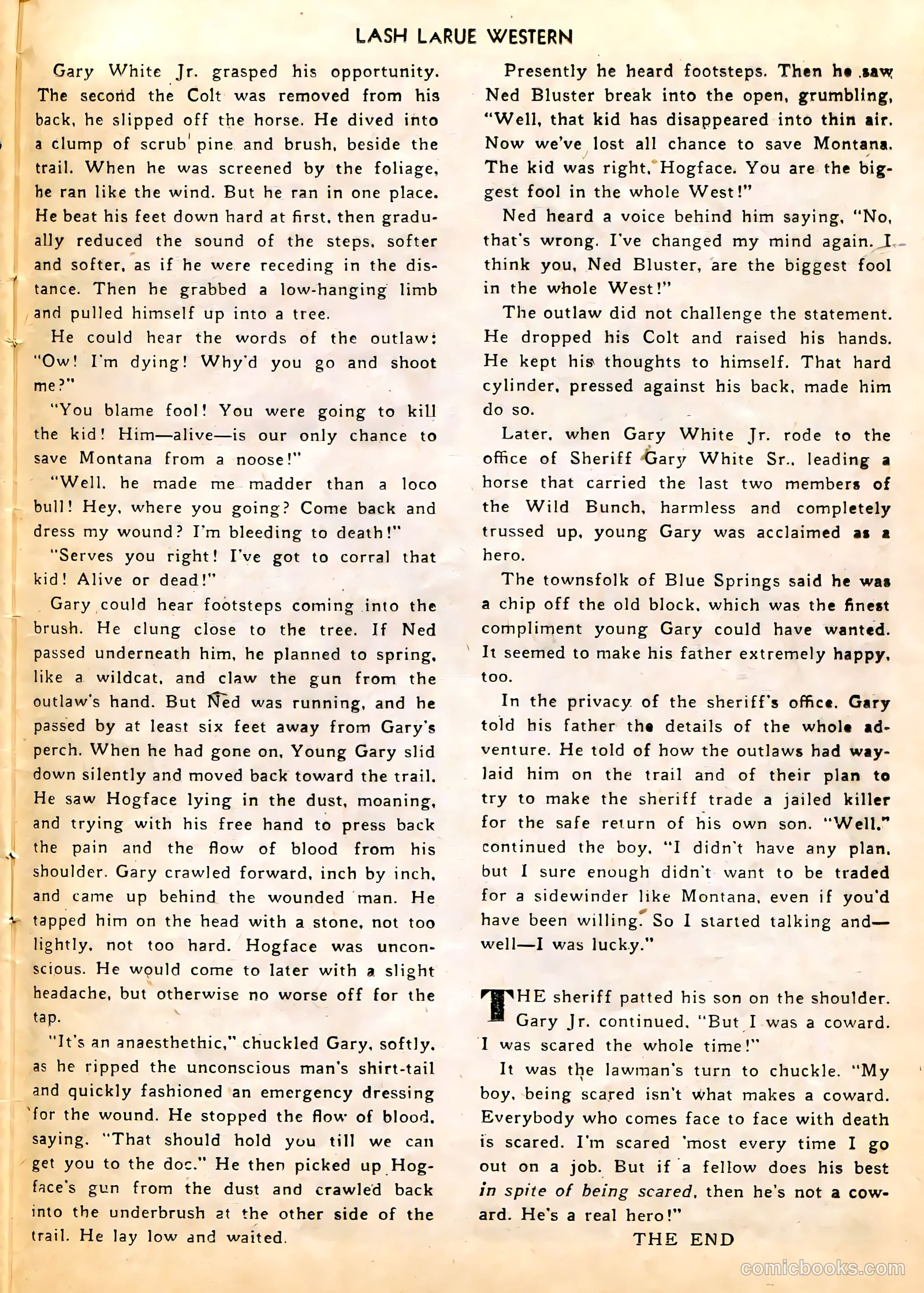 Lash LaRue Western #9 — page 25 of 36