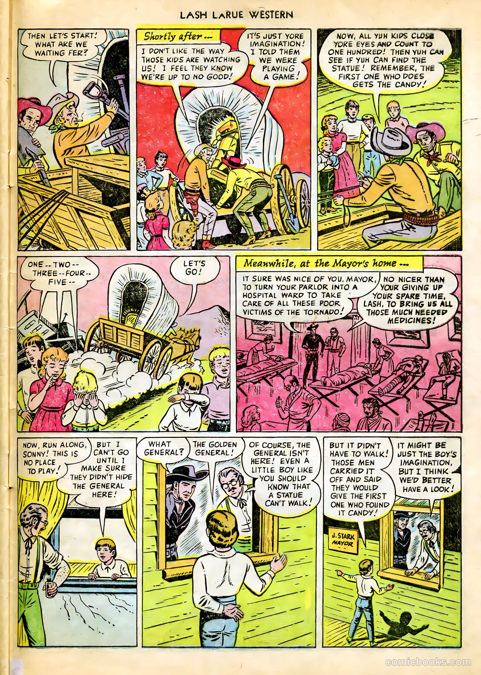 Lash LaRue Western #9 — page 29 of 36