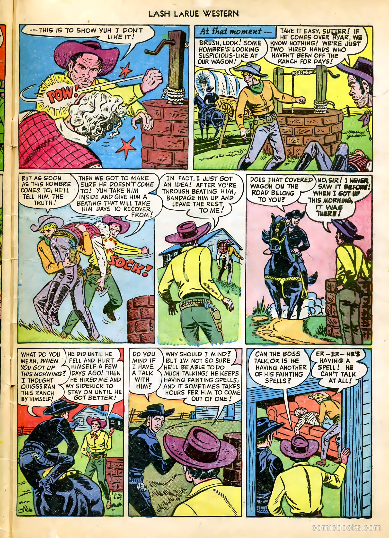 Lash LaRue Western #9 — page 31 of 36