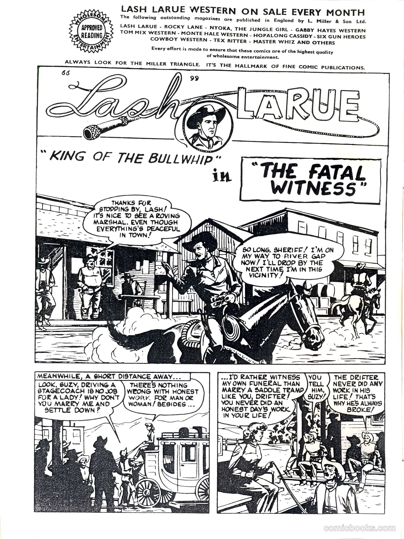 Lash Larue Western #92 — page 2 of 29