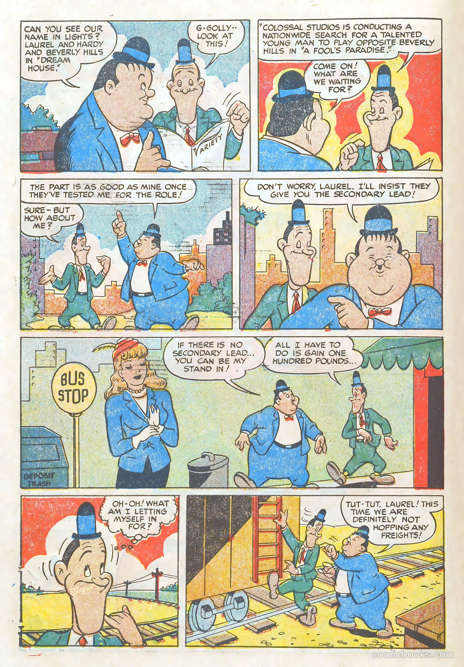 Laurel and Hardy Comics #1 — page 4 of 36