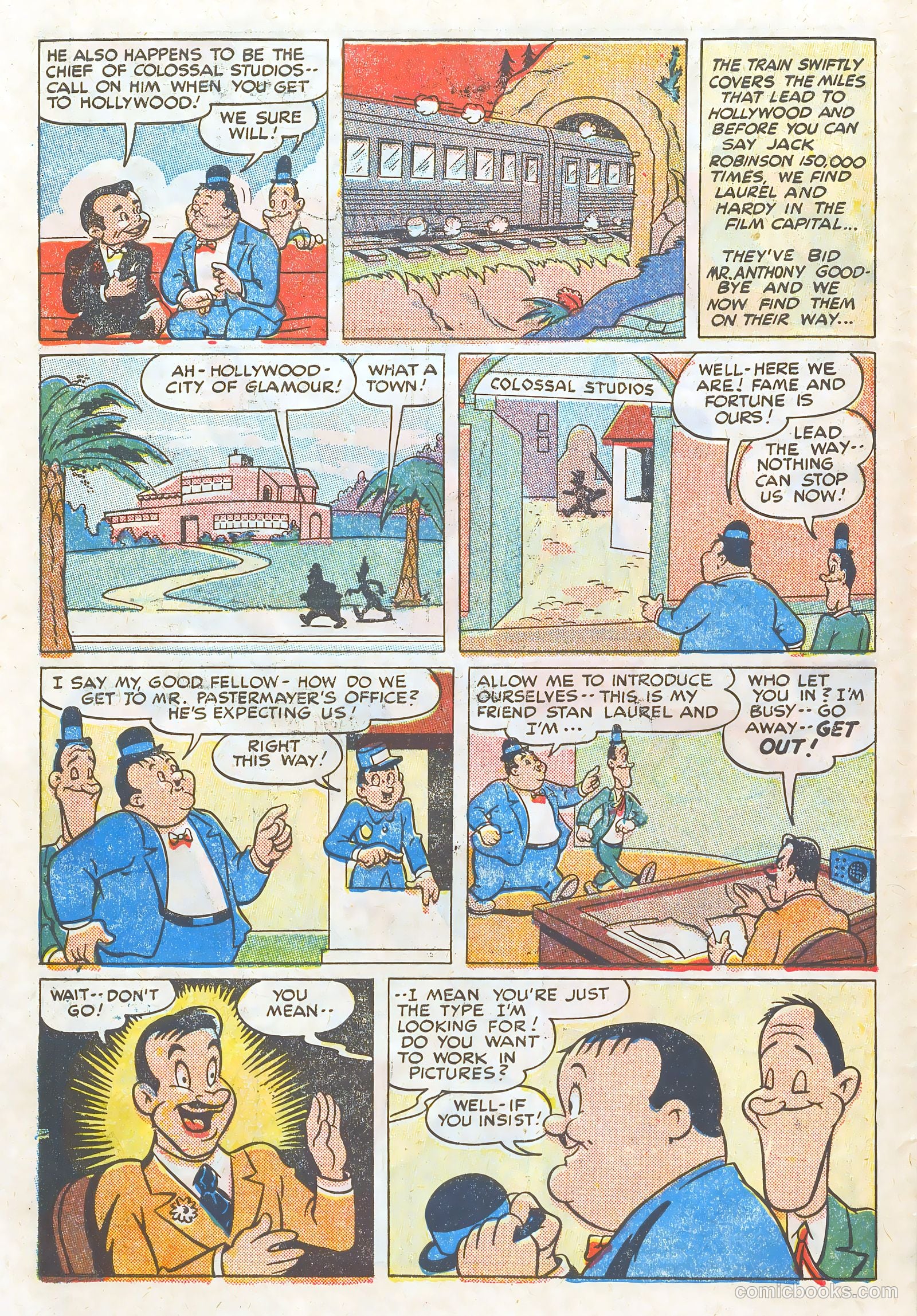 Laurel and Hardy Comics #1 — page 8 of 36