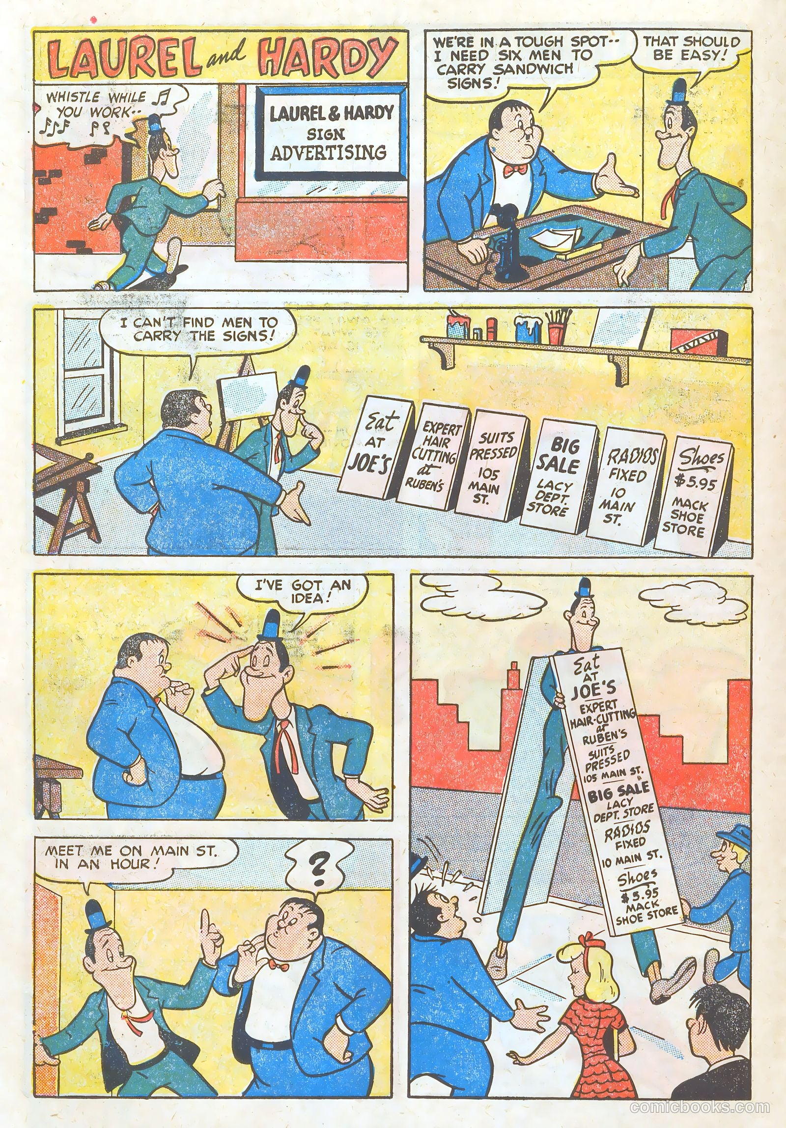 Laurel and Hardy Comics #1 — page 12 of 36