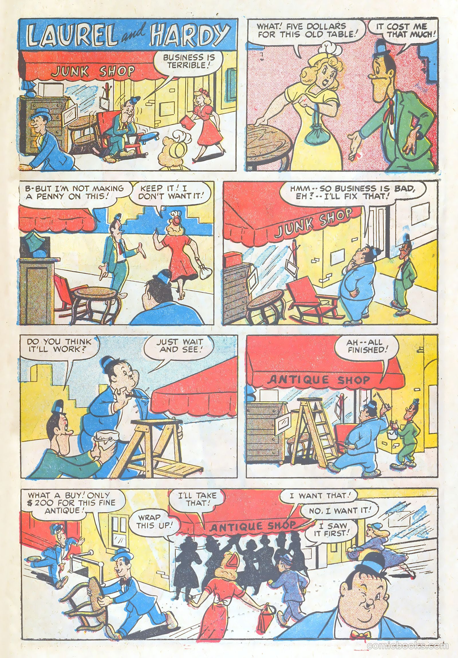 Laurel and Hardy Comics #1 — page 31 of 36
