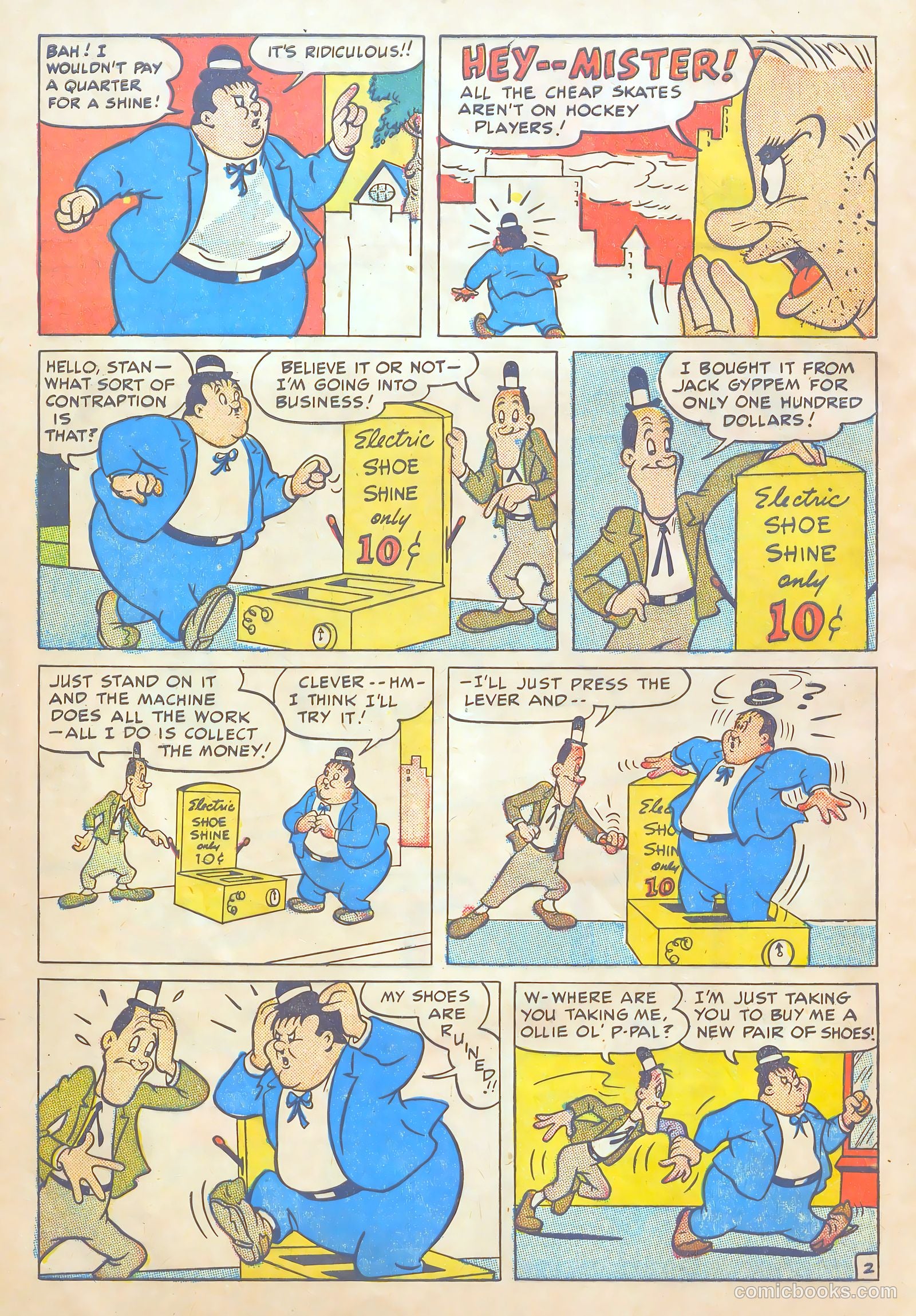 Laurel and Hardy Comics #3 — page 4 of 36