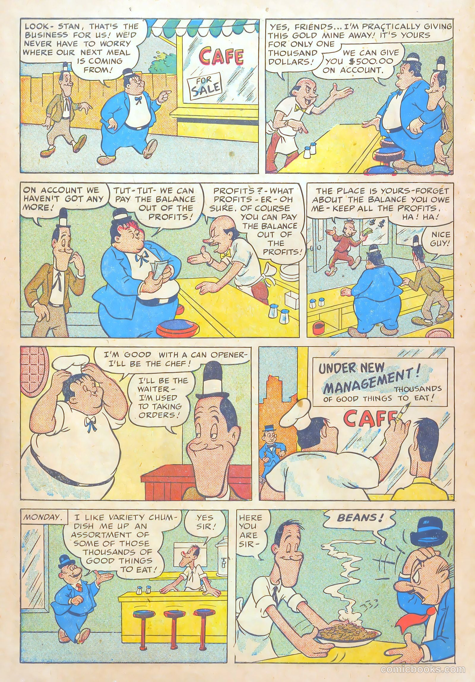 Laurel and Hardy Comics #3 — page 6 of 36