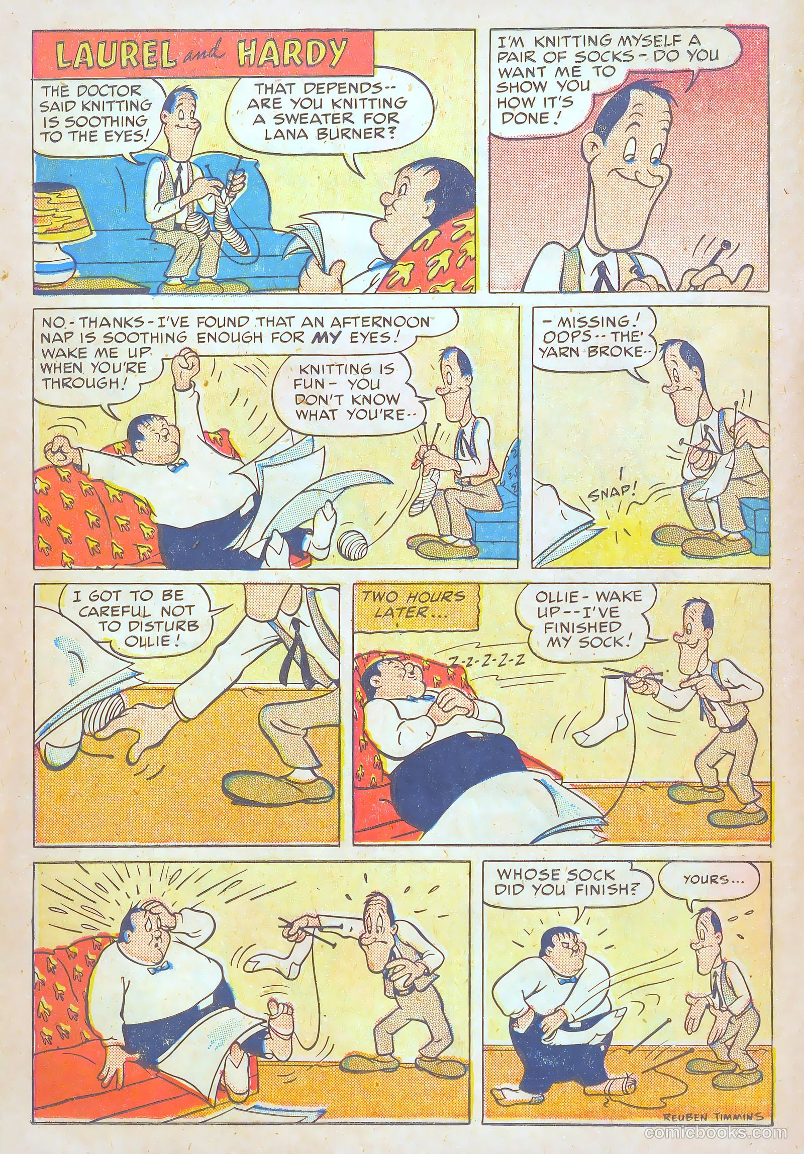 Laurel and Hardy Comics #3 — page 14 of 36