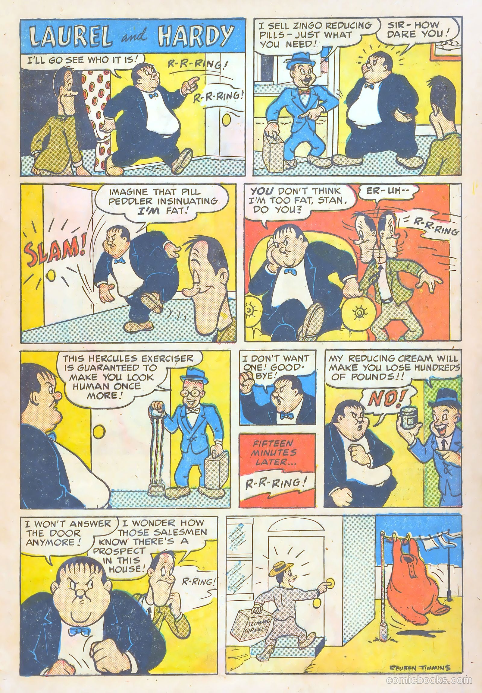 Laurel and Hardy Comics #3 — page 17 of 36