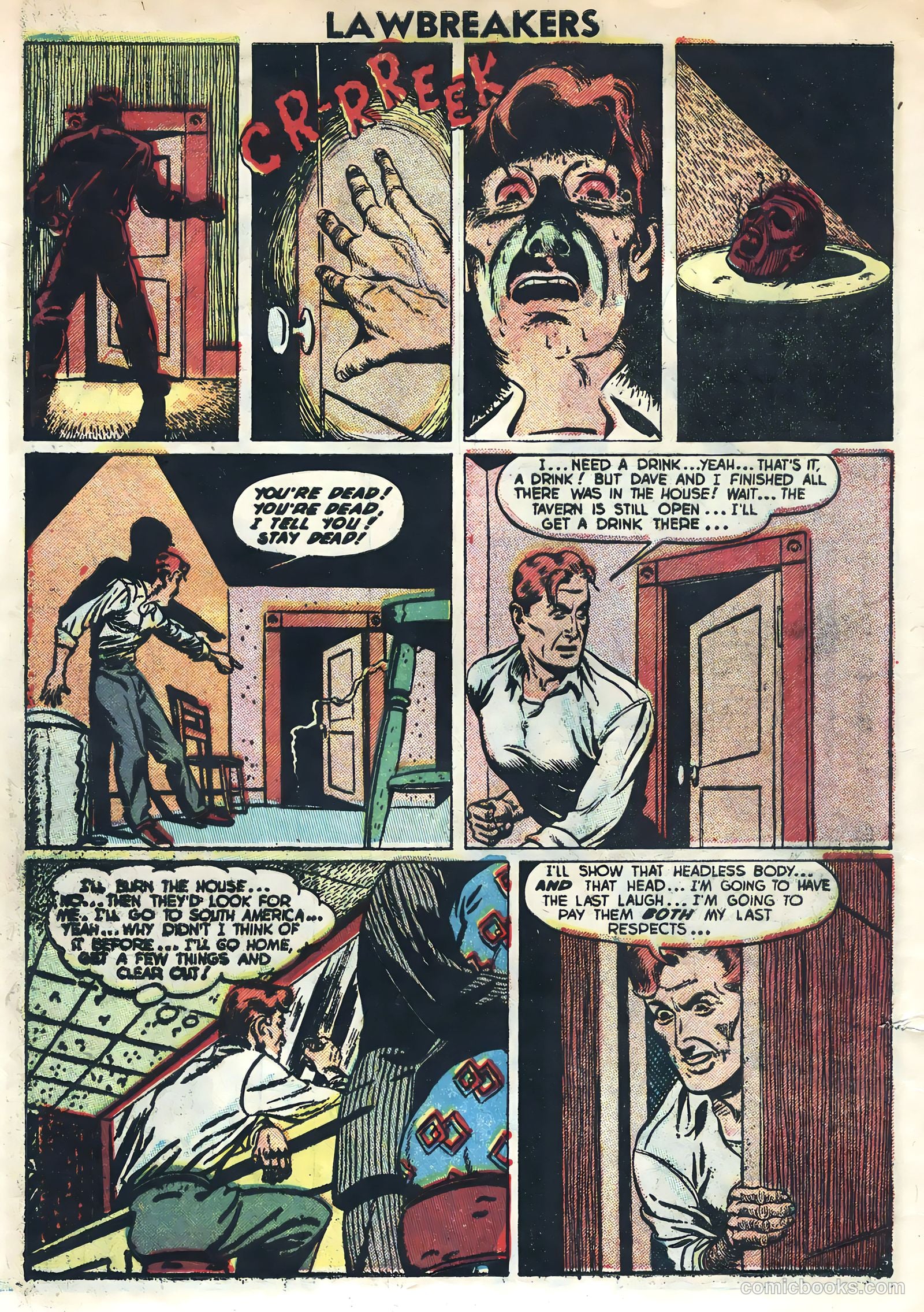 Lawbreakers Suspense Stories #10 — page 8 of 36